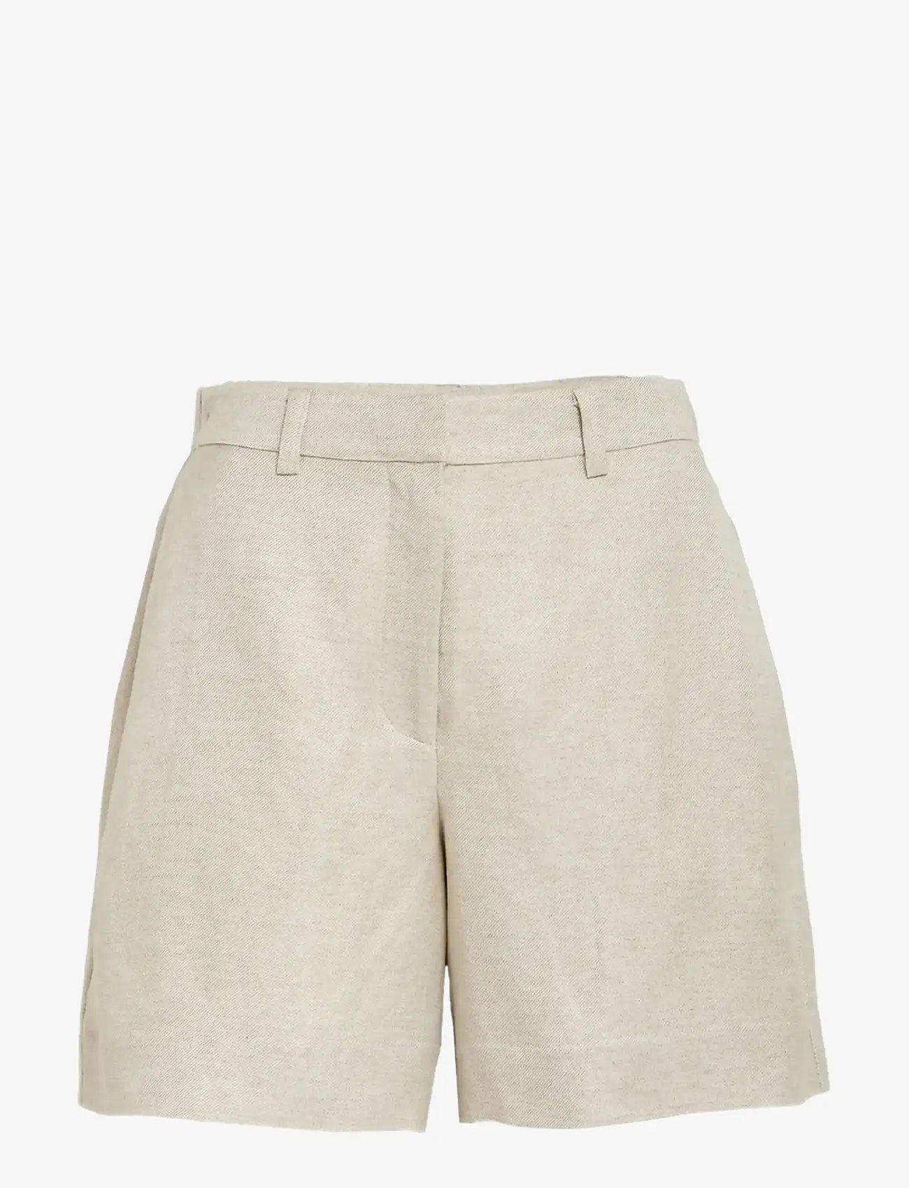 Minus - MSJuno Linen Shorts - shorts - nomad sand melange - 1