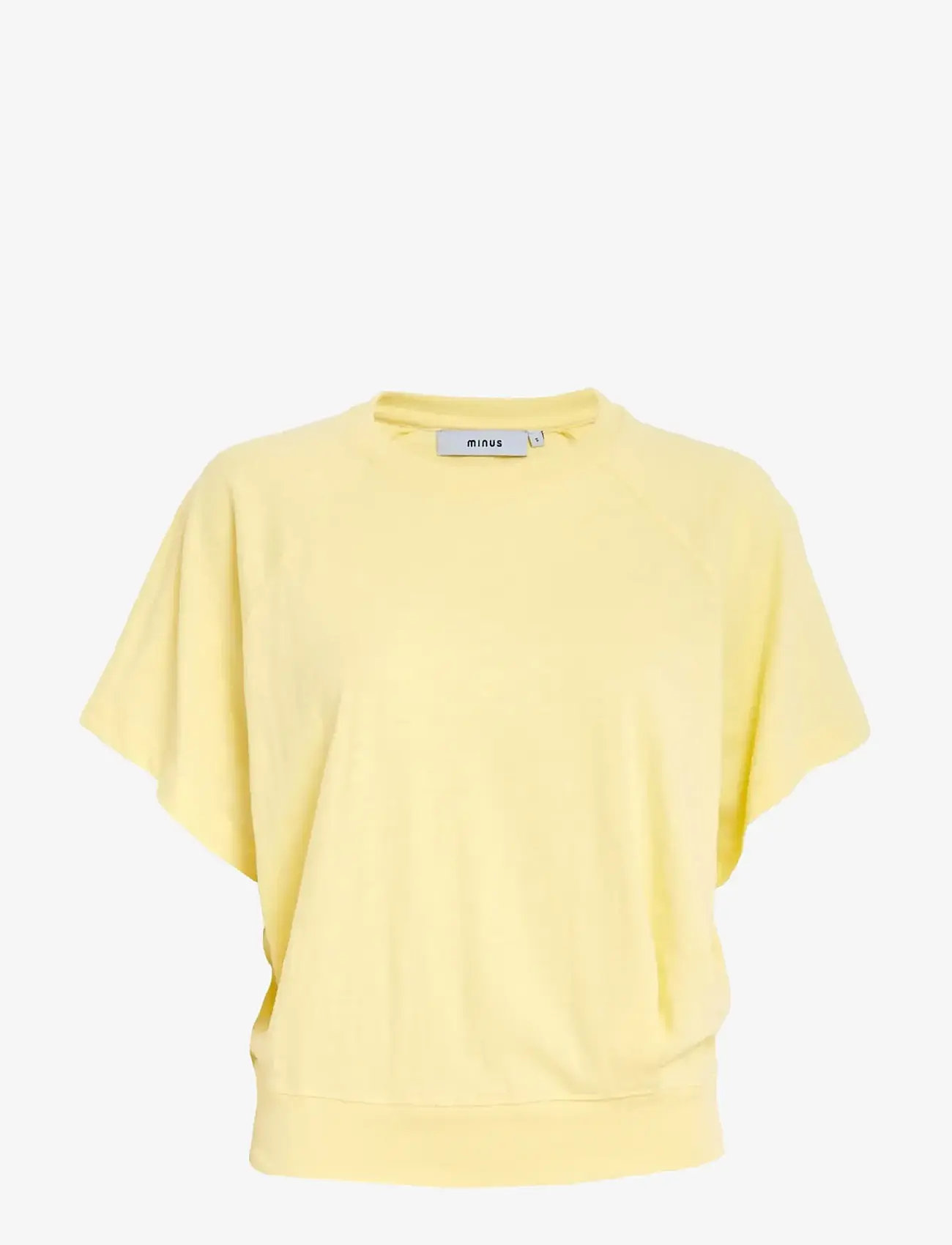 Minus - MSMonika T-Shirt - t-shirts - soft yellow - 1