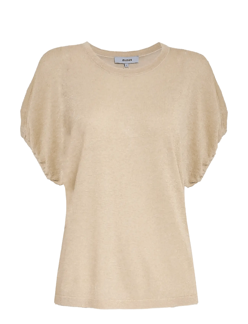 Minus - MSMara Top - t-shirts - medal gold metallic - 1