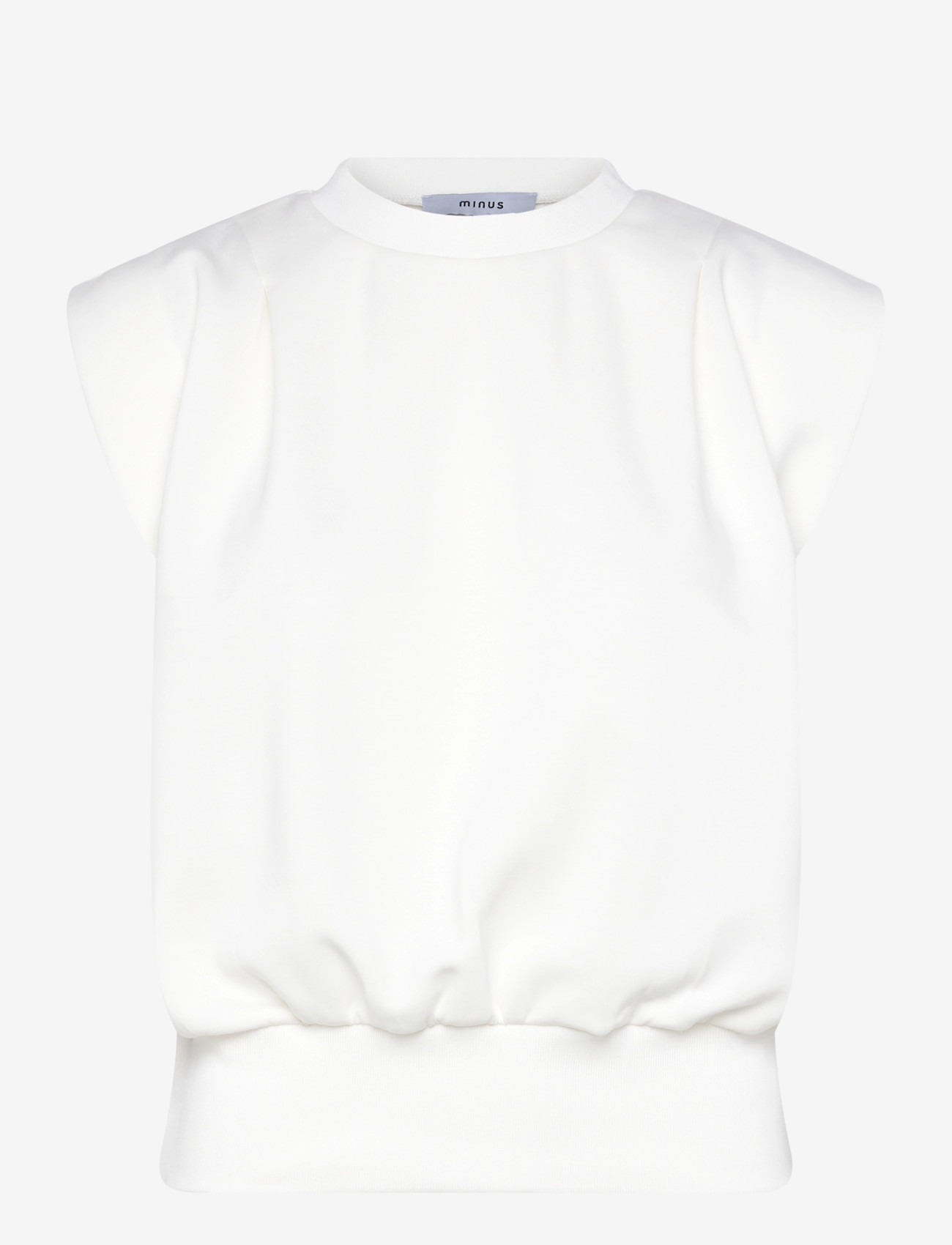 Minus - MSMarta Sweat - mouwloze tops - broken white - 1