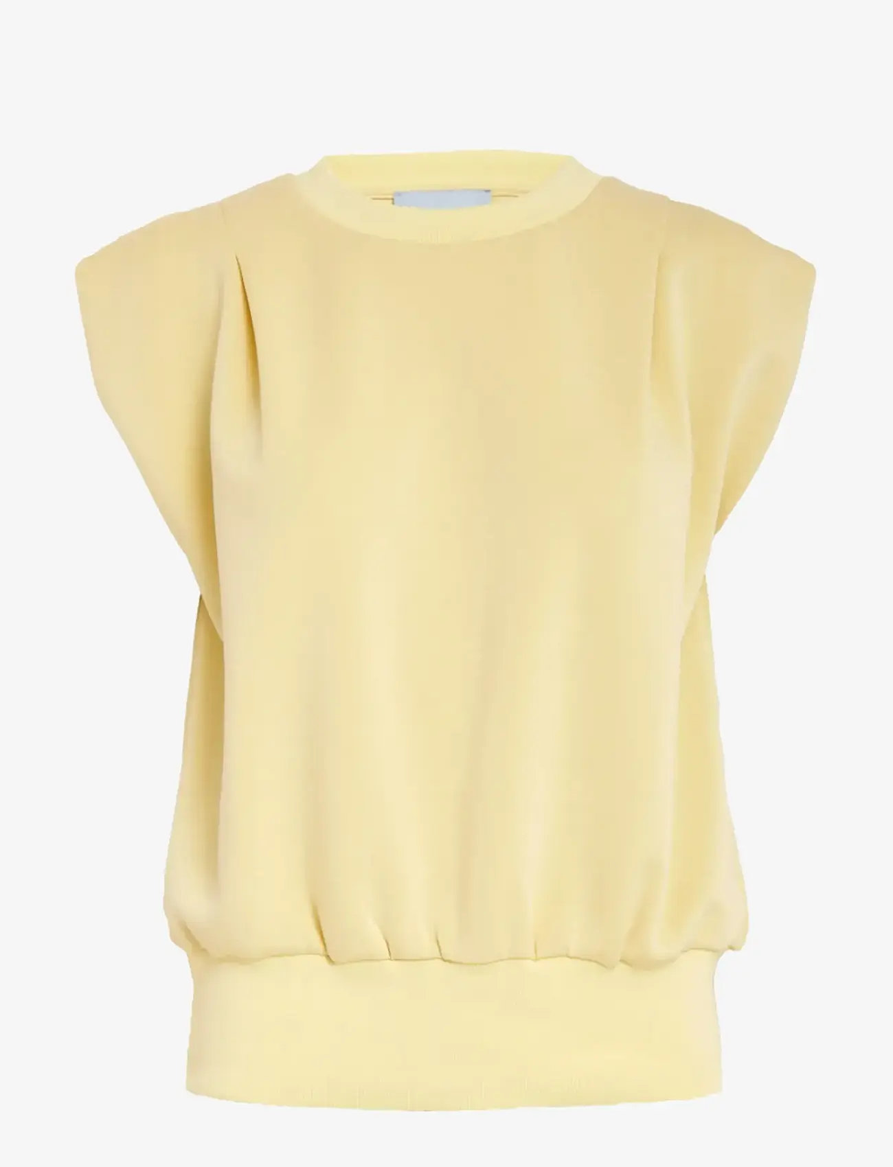 Minus - MSMarta Sweat - tanktops - soft yellow - 1