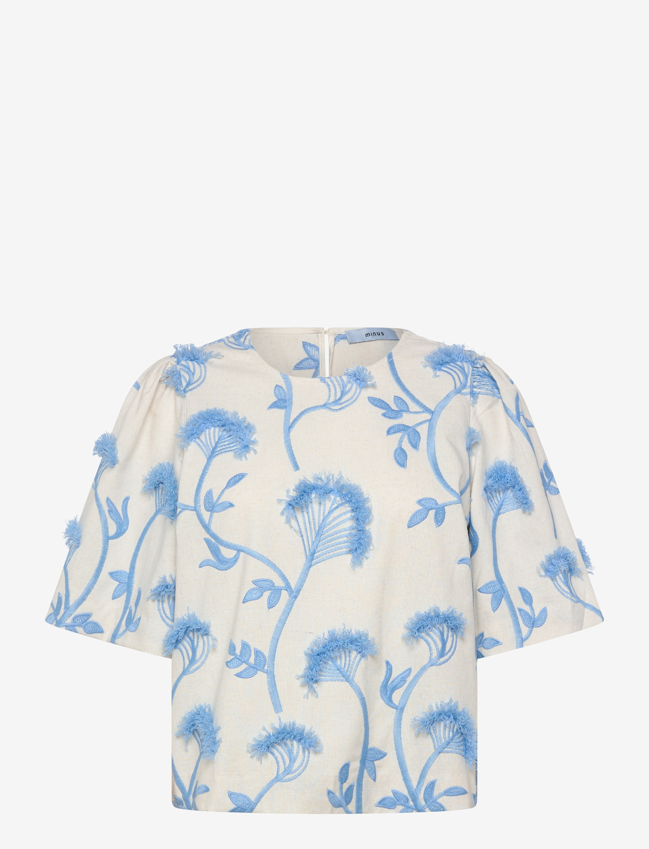 Minus - MSMisja Blouse - kurzämlige blusen - skyway blue - 1