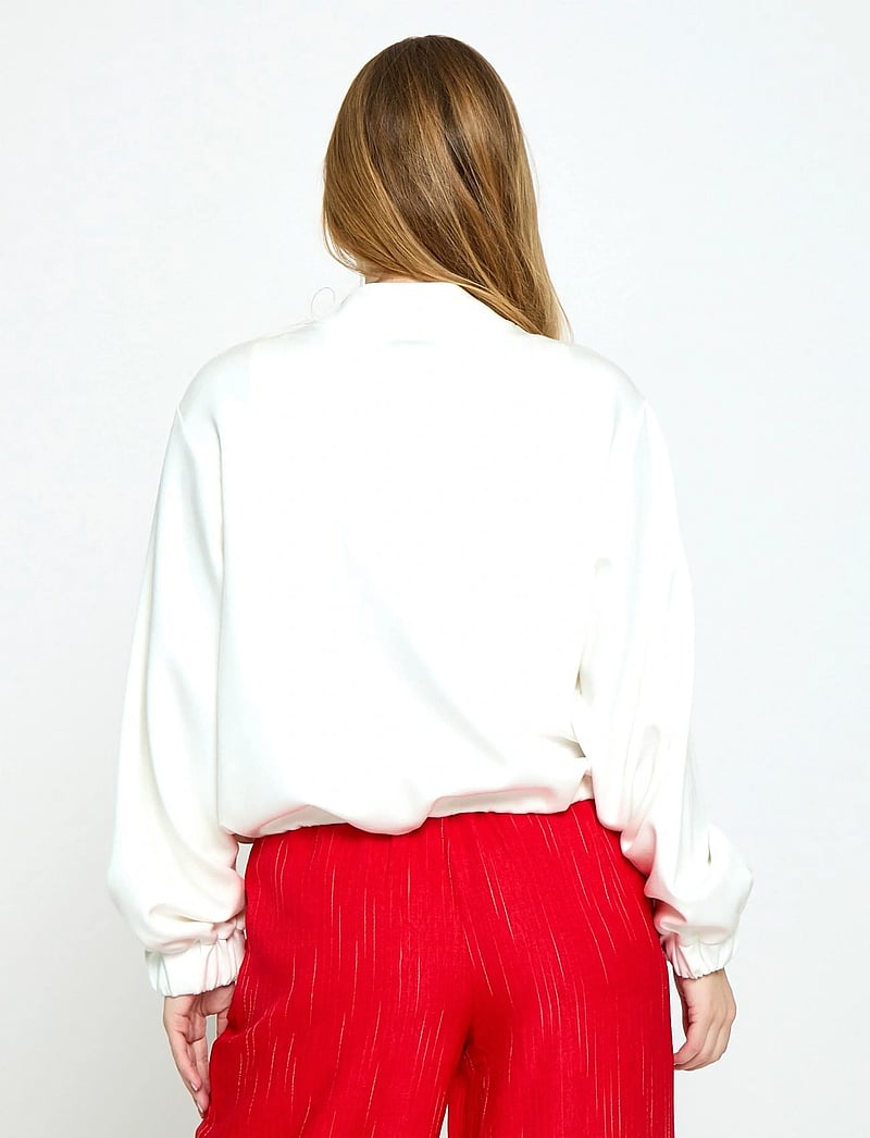 Minus - MSJane Short Jacket - vårjackor - cloud dancer - 3
