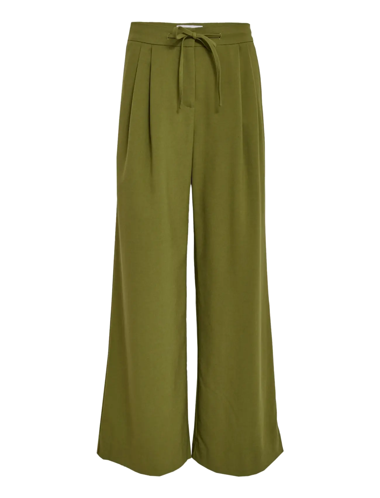 Minus MSLina Mid Waist Pant - Wijde broeken - CEDAR GREEN / khaki/green