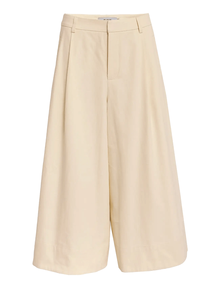 Minus - MSRienne Mid Waist Pant - culottes - sand gray - 1