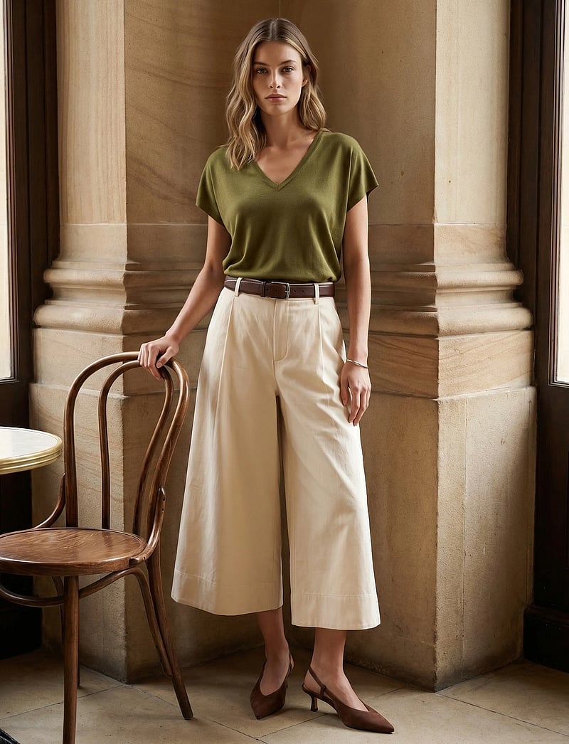 Minus - MSRienne Mid Waist Pant - sand gray - 0