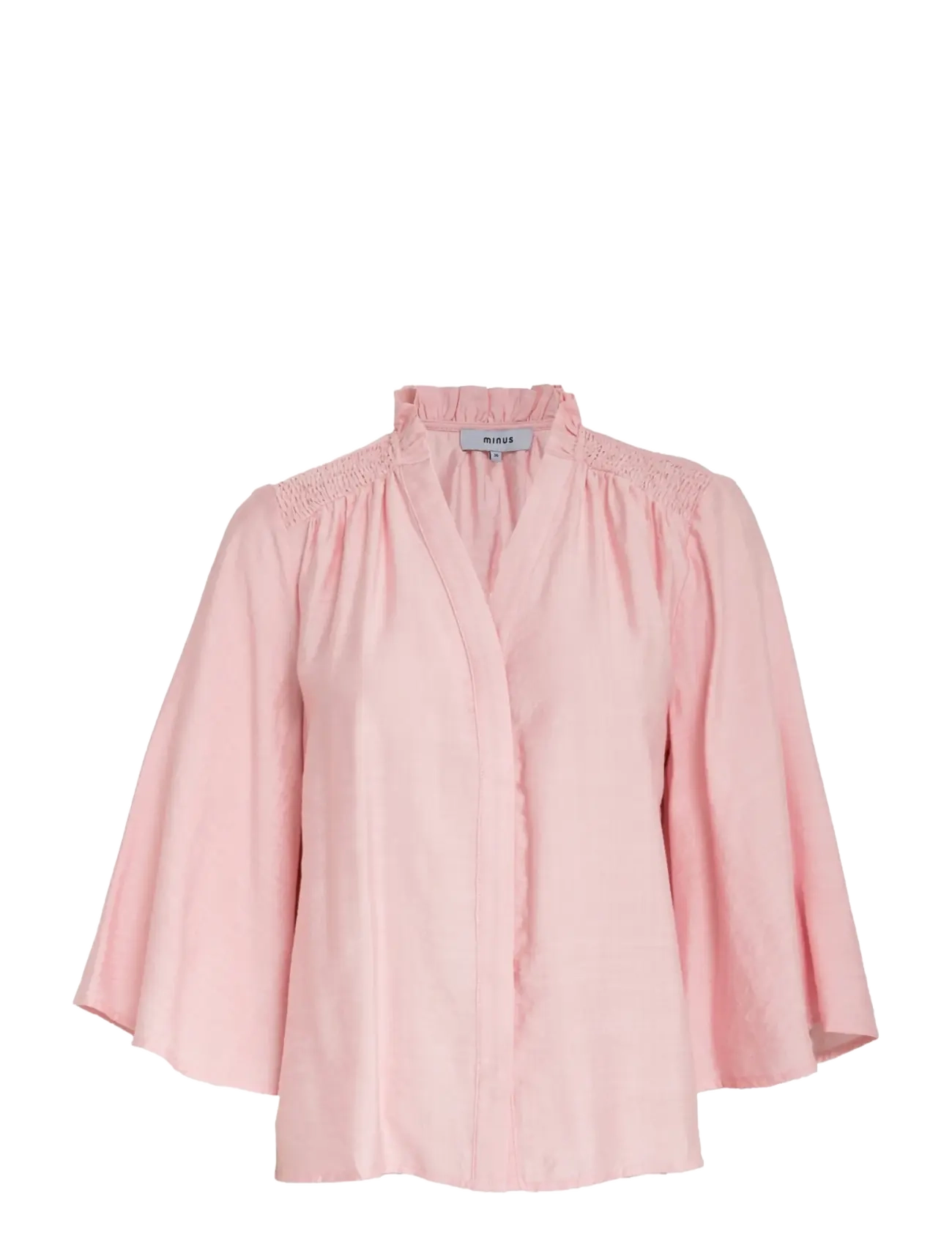 MINUS Msseria V-Ausschnitt Shirt Pink - 42 - Damen