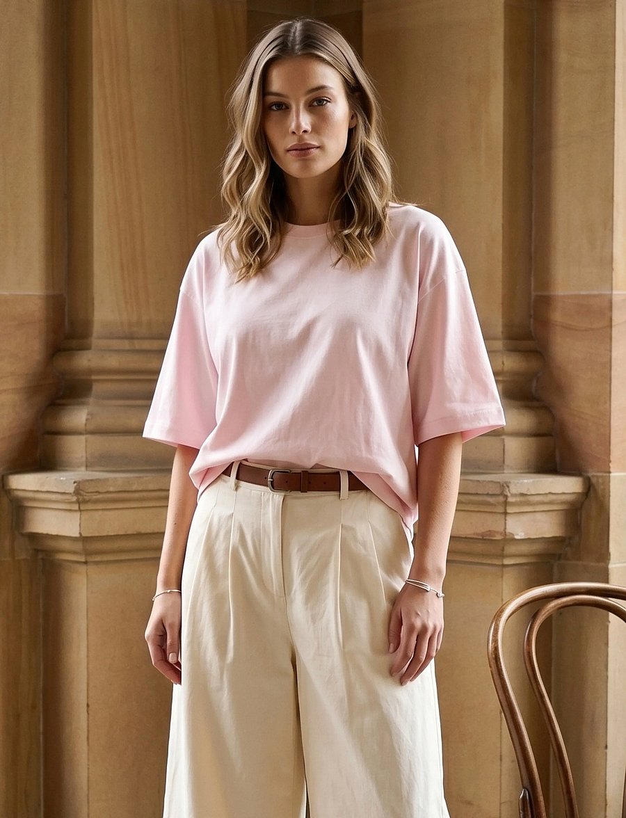 Minus - MSGamma GOTS Long T-Shirt - t-shirts - cherry blossom - 0