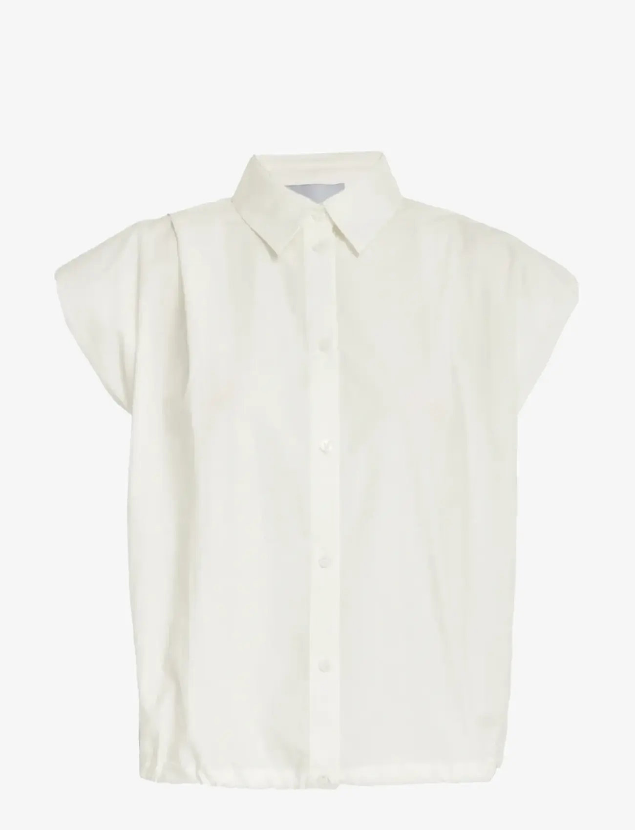 Minus - MSWilma Shirt - kortærmede skjorter - cloud dancer - 1