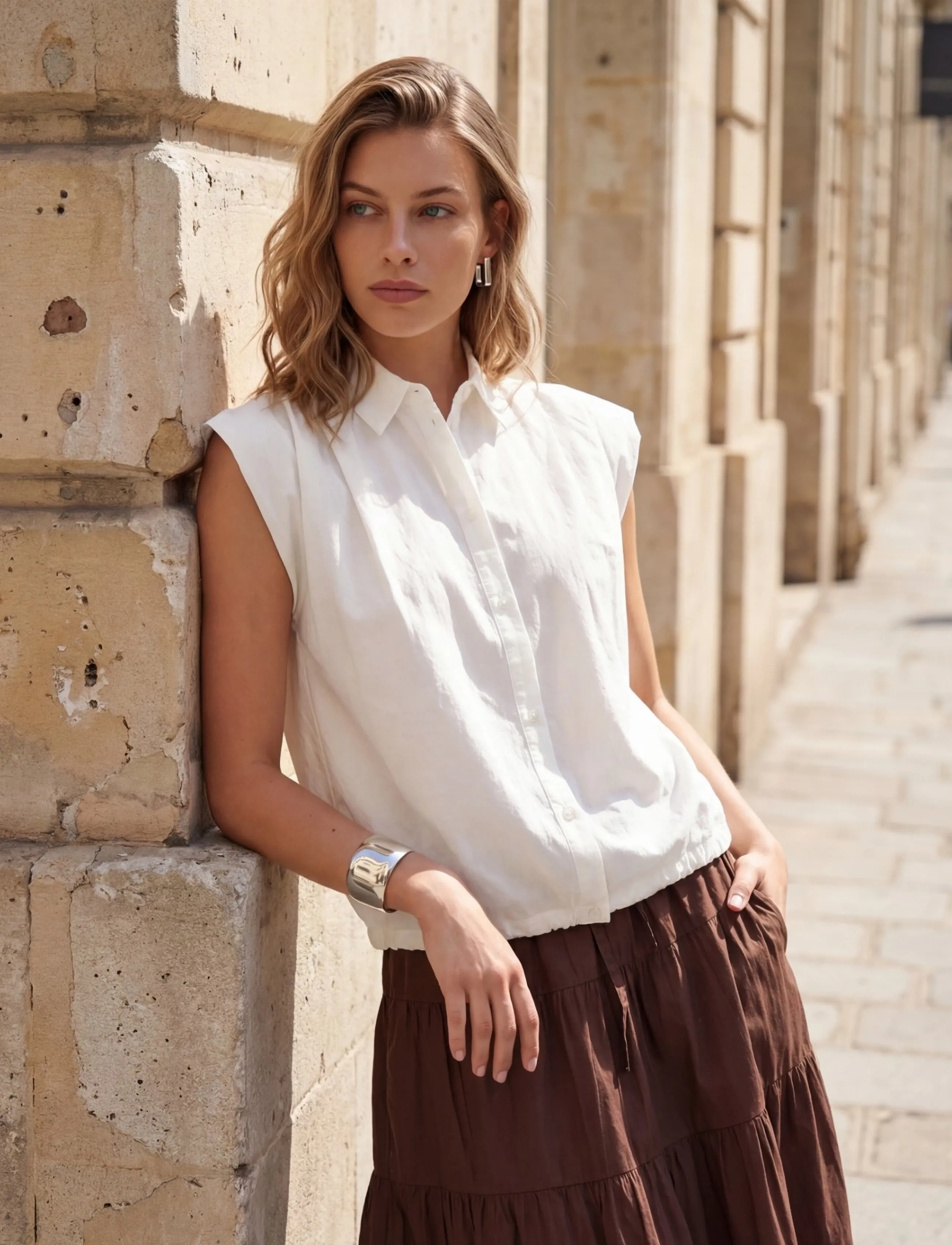 Minus MSWilma Shirt - Fatnaður - CLOUD DANCER / white