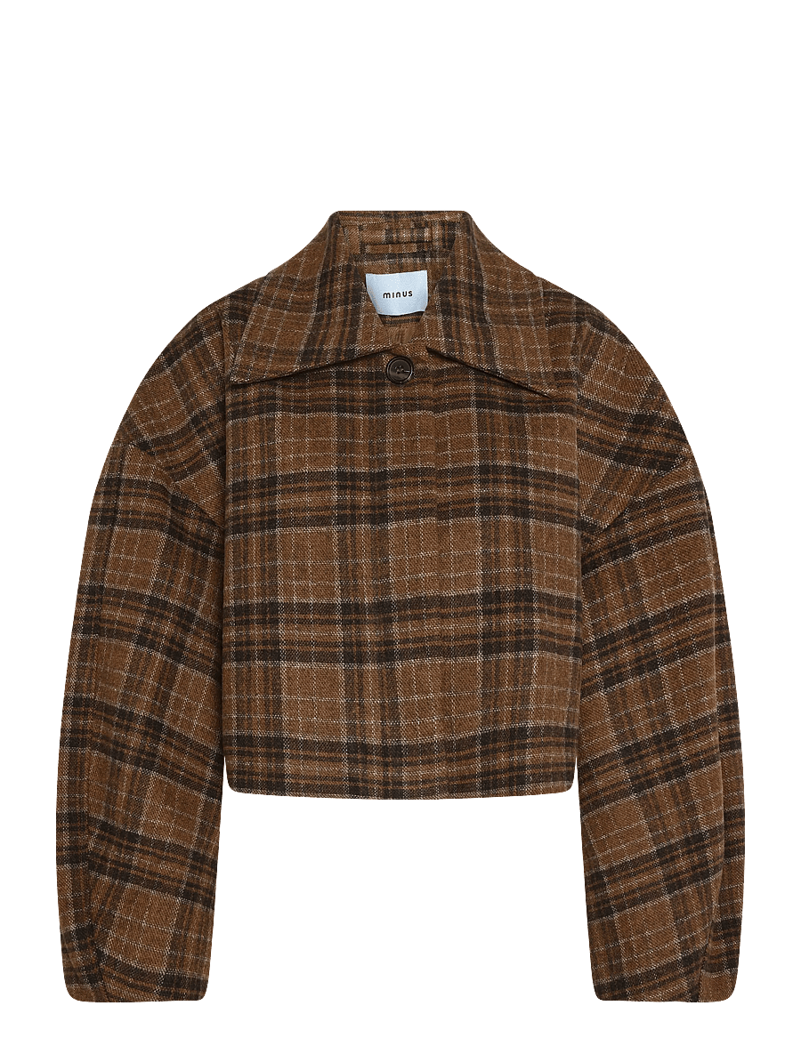 Minus - MSParilla Jacket - wool jackets - chestnut brown - 1