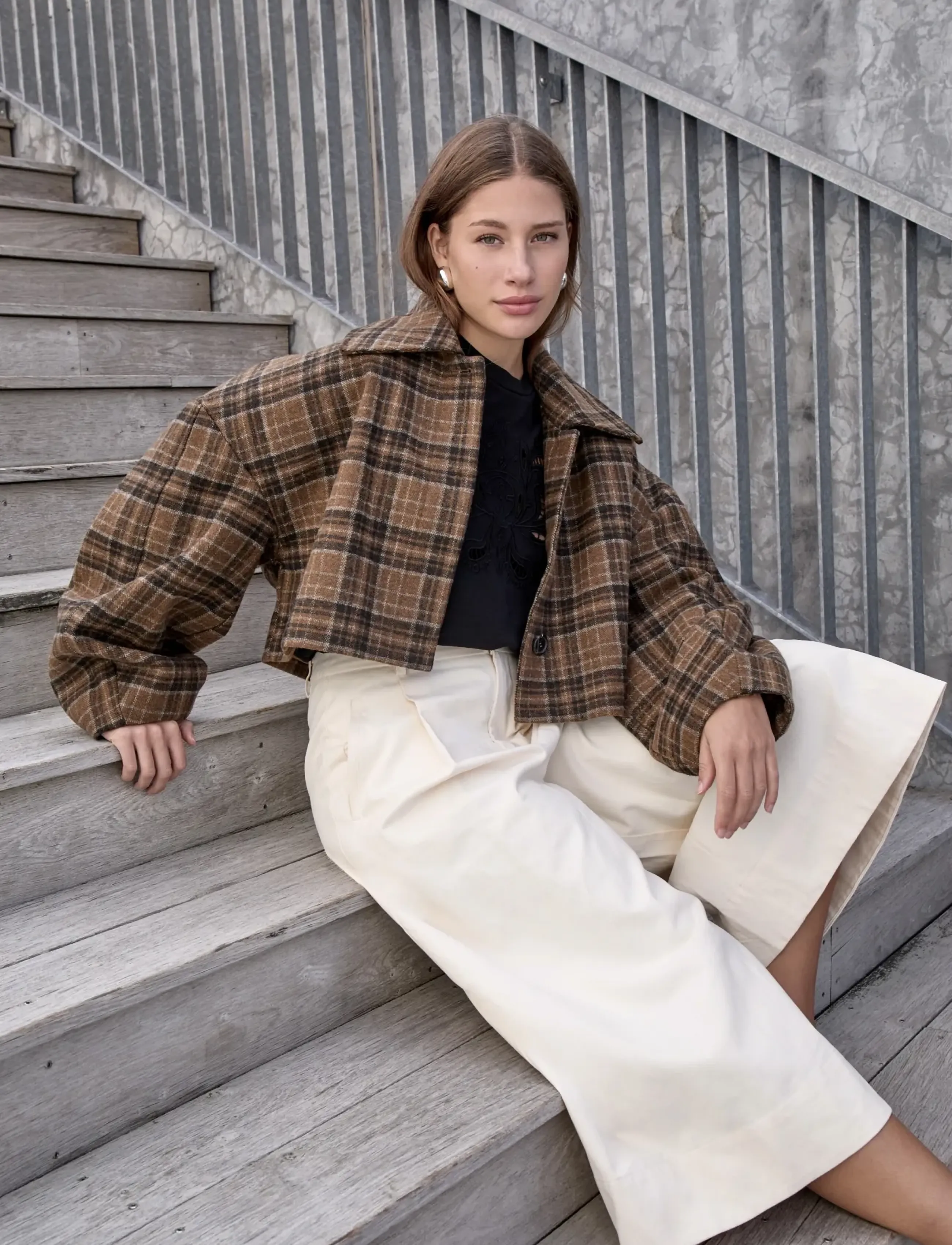 Minus MSParilla Jacket - Wolljacken - CHESTNUT BROWN / brown