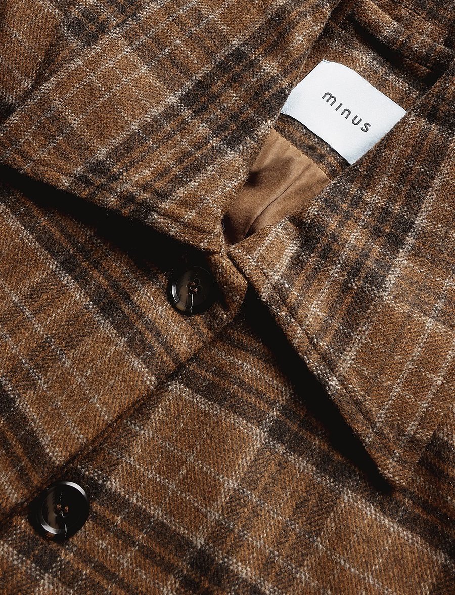 Minus - MSParilla Jacket - wool jackets - chestnut brown - 3