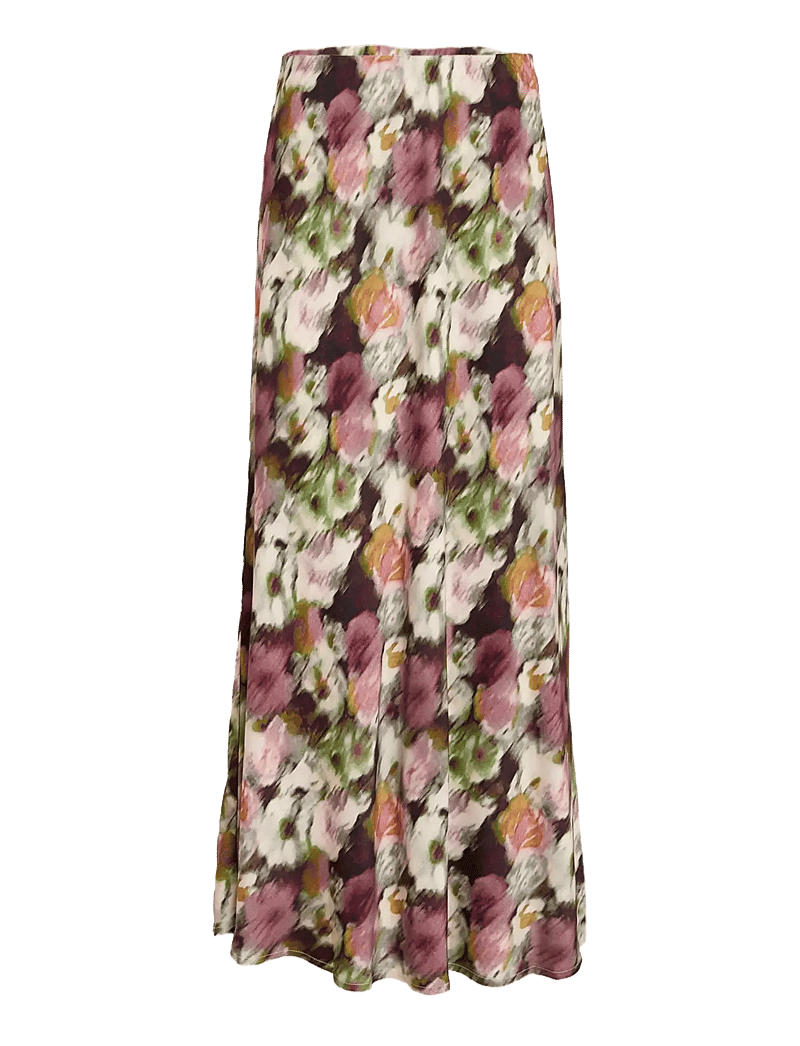 Minus - MSNadia Maxi Skirt - maxi nederdele - andorra red print - 0