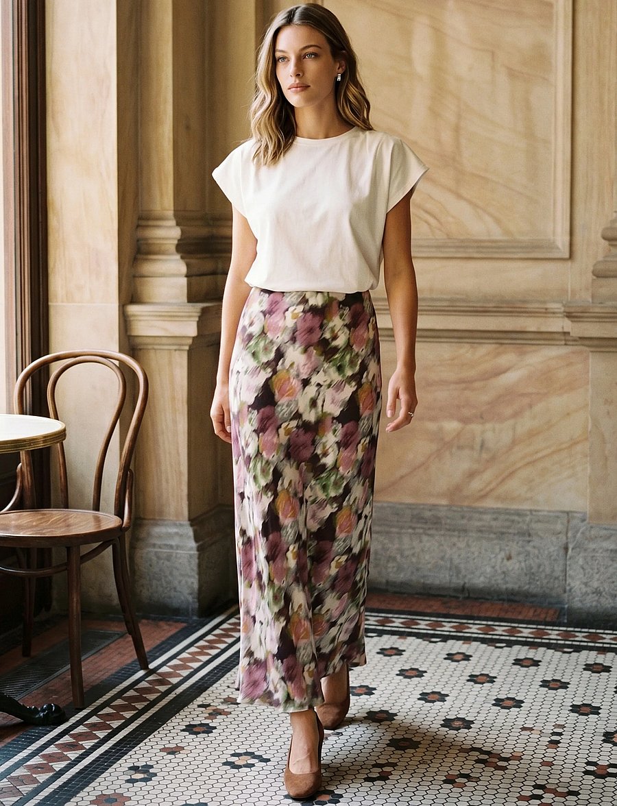 Minus - MSNadia Maxi Skirt - maxi röcke - andorra red print - 0