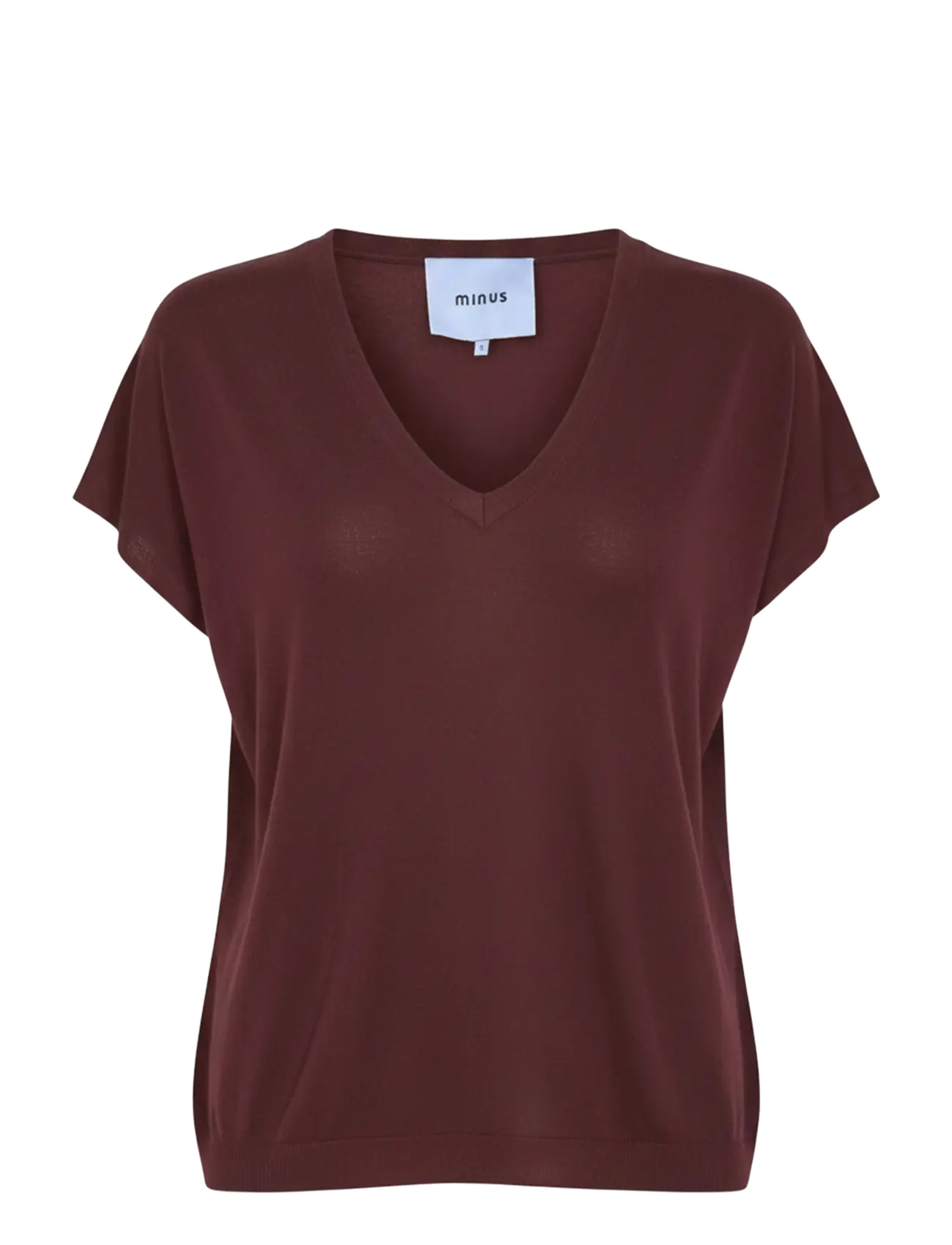 MINUS Mspeyton Batsleeve Knit T-Shirt Burgundy - S - Damen