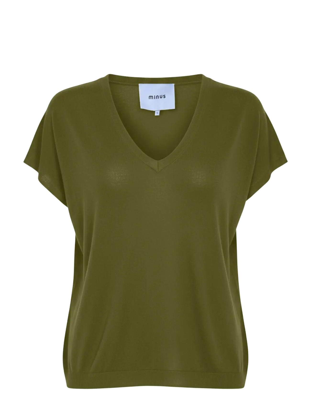MINUS Mspeyton Batsleeve Knit T-Shirt Khaki - XL - Damen