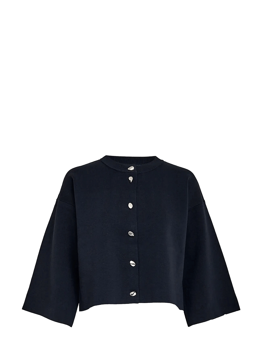Minus - MSElenora Knit Cardigan - cardigans - sky captain - 0