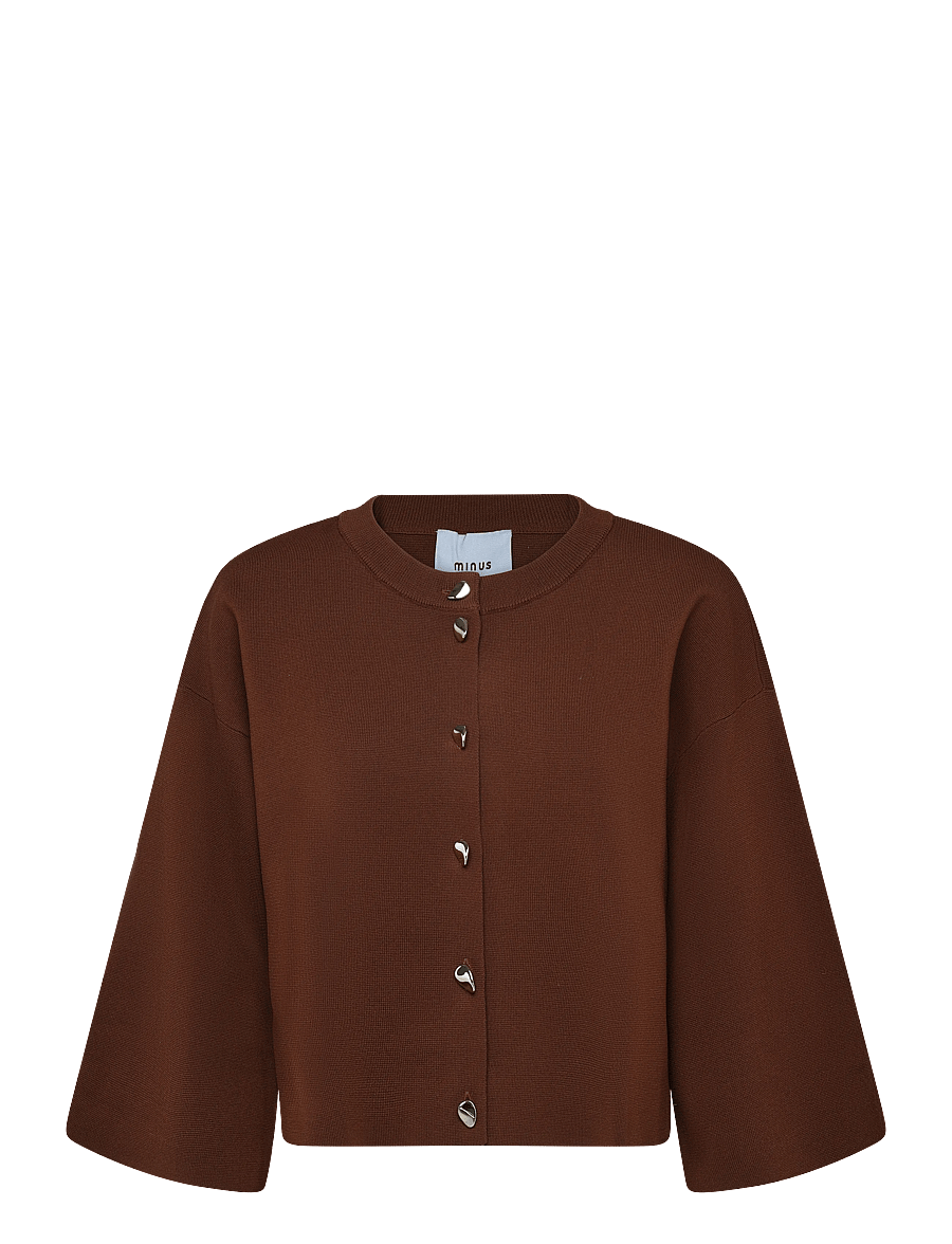 Minus - MSElenora Knit Cardigan - kardiganid - tiramisu - 1