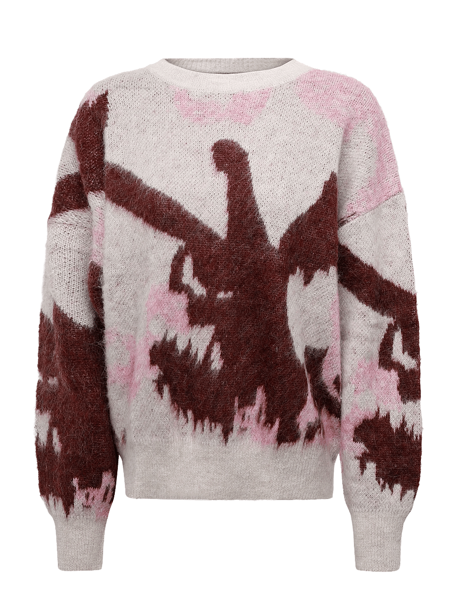 Minus - MSJules Knit Pullover - jumpers - andorra red - 1