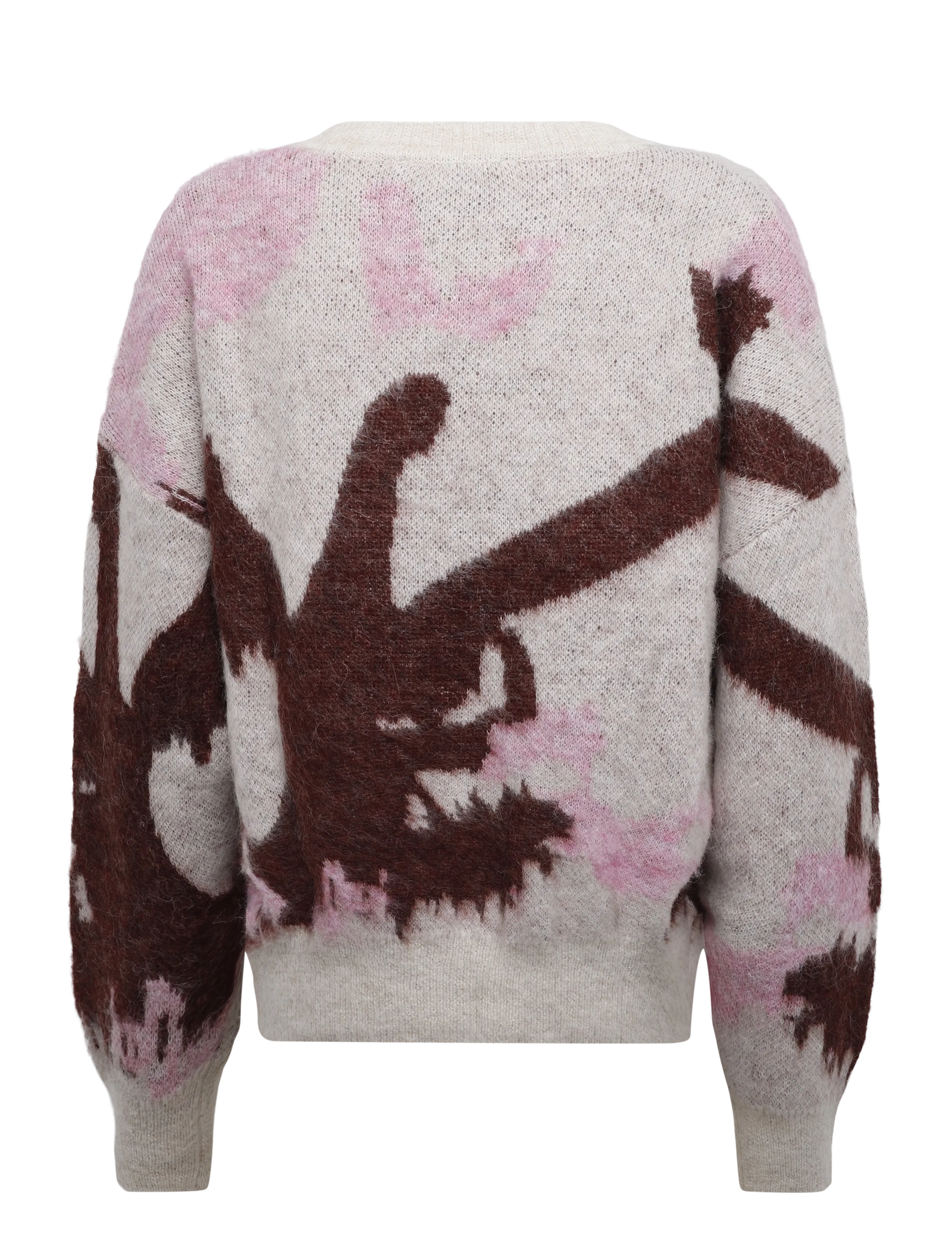 Minus - MSJules Knit Pullover - jumpers - andorra red - 2