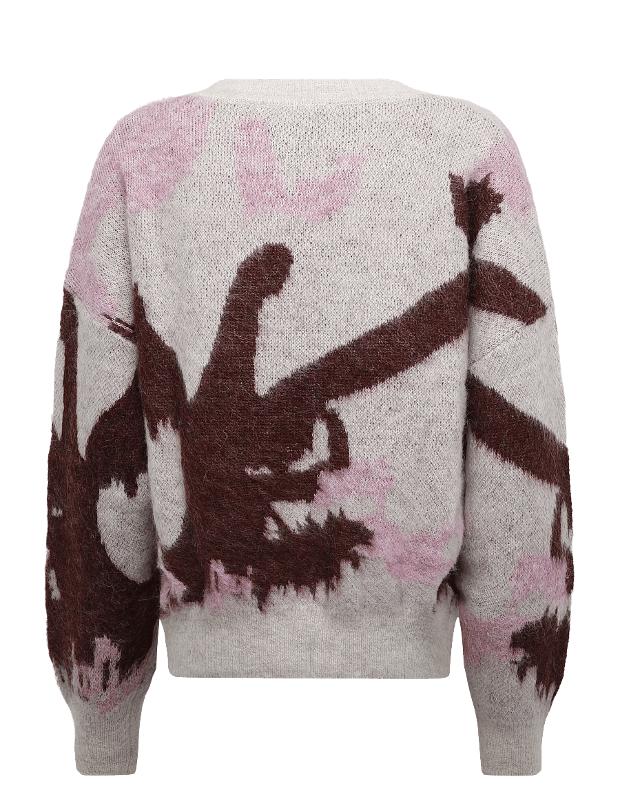 Minus - MSJules Knit Pullover - jumpers - andorra red - 2