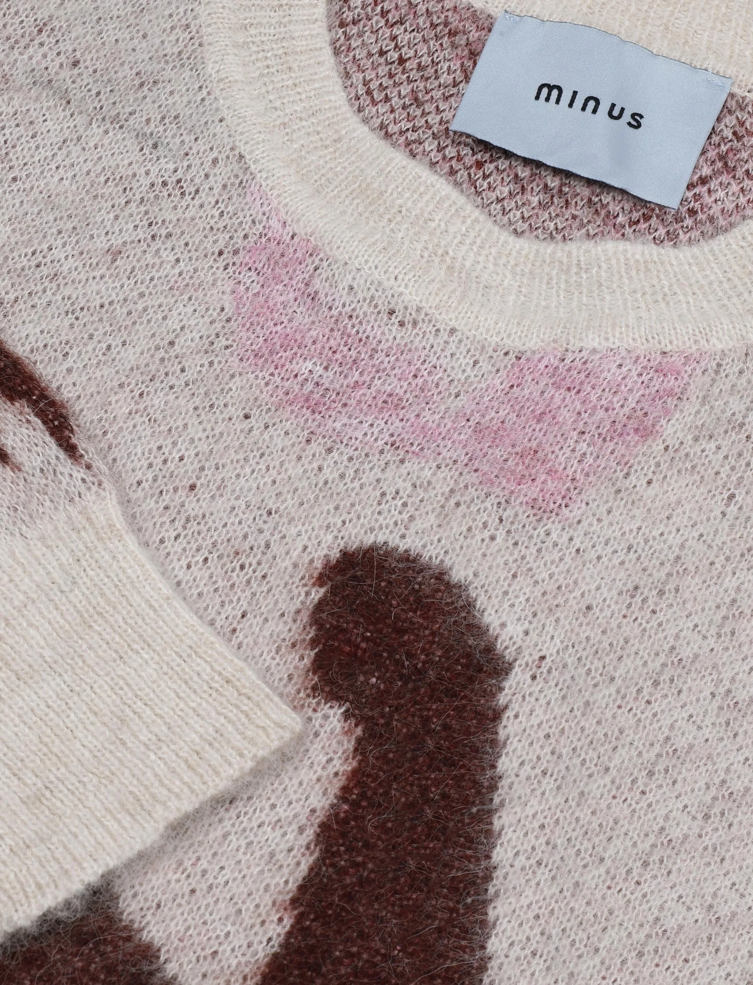 Minus - MSJules Knit Pullover - jumpers - andorra red - 3