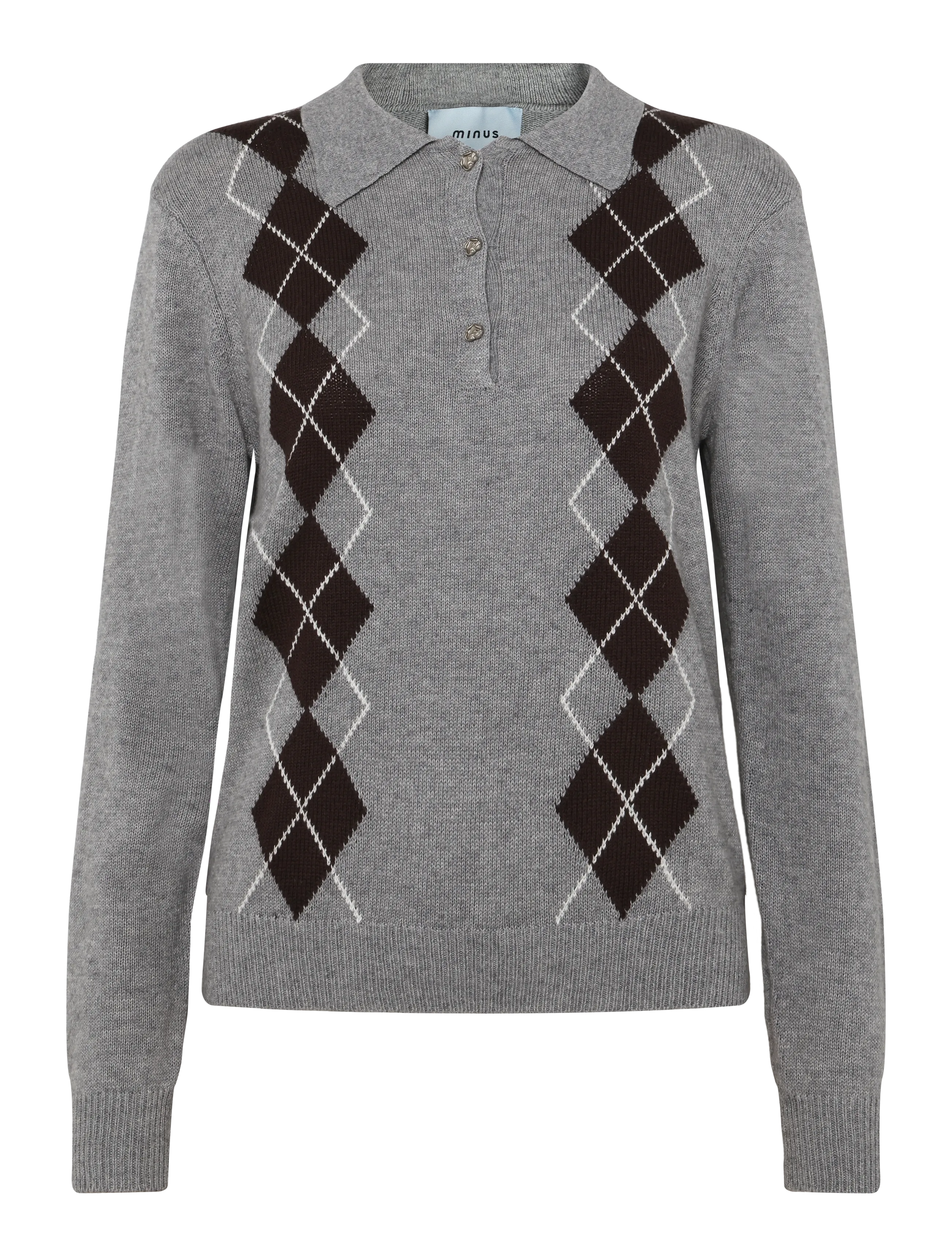 Minus MSLexie RWS Knit Pullover - Strik - FROST GRAY / grey