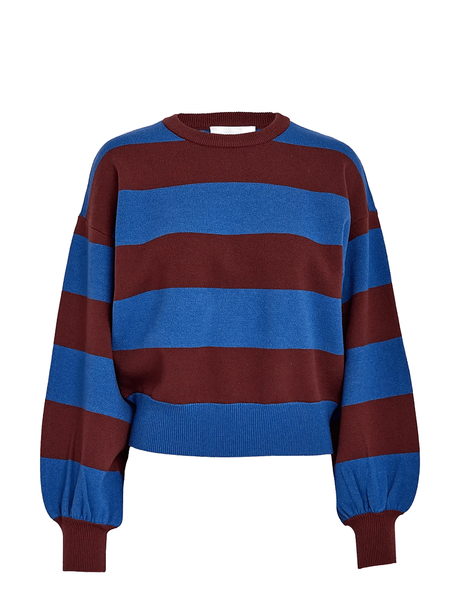 Minus - MSLolly Knit Pullover - kampsunid - andorra stripe - 1