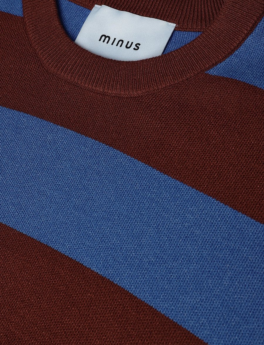 Minus - MSLolly Knit Pullover - striktrøjer - andorra stripe - 3