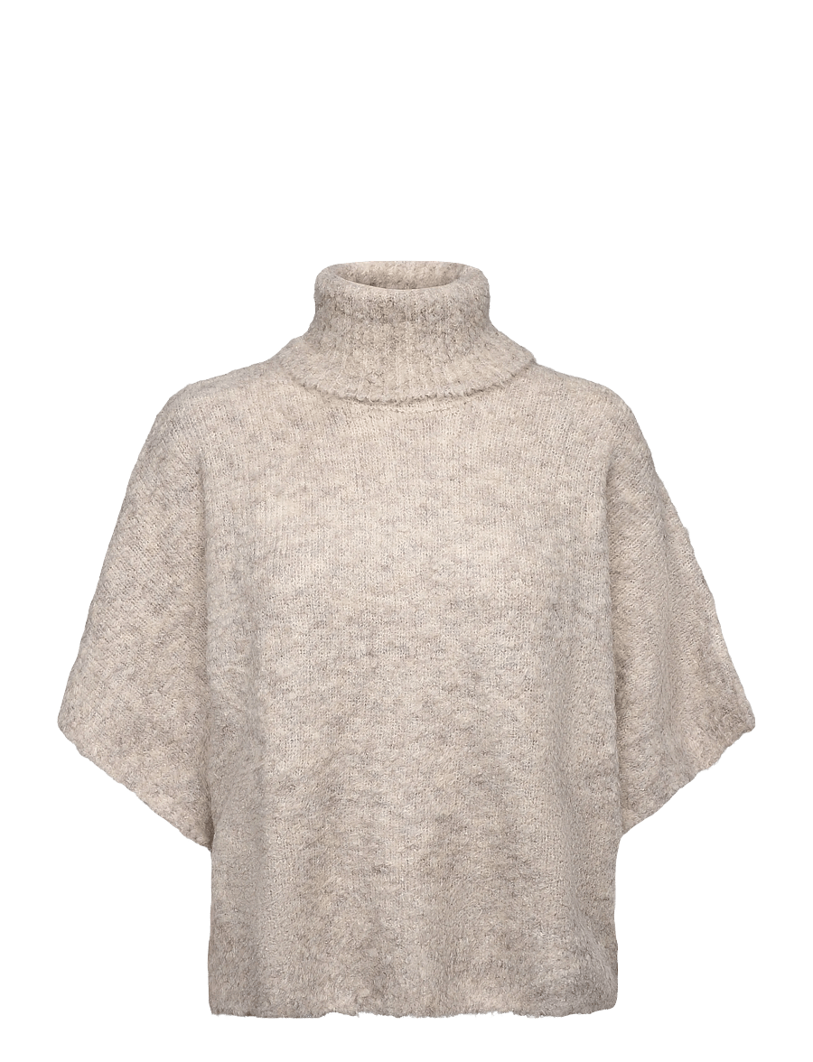 Minus - MSMargrethe GRS RWS Knit Vest - stickade västar - sand gray melange - 1