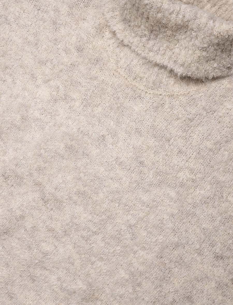 Minus - MSMargrethe GRS RWS Knit Vest - stickade västar - sand gray melange - 3