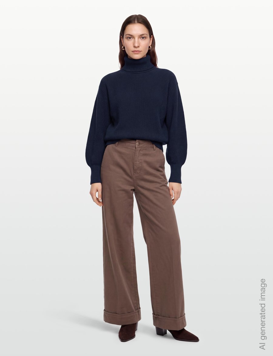 Minus - MSSigrid Knit Pullover - kampsunid - sky captain - 0