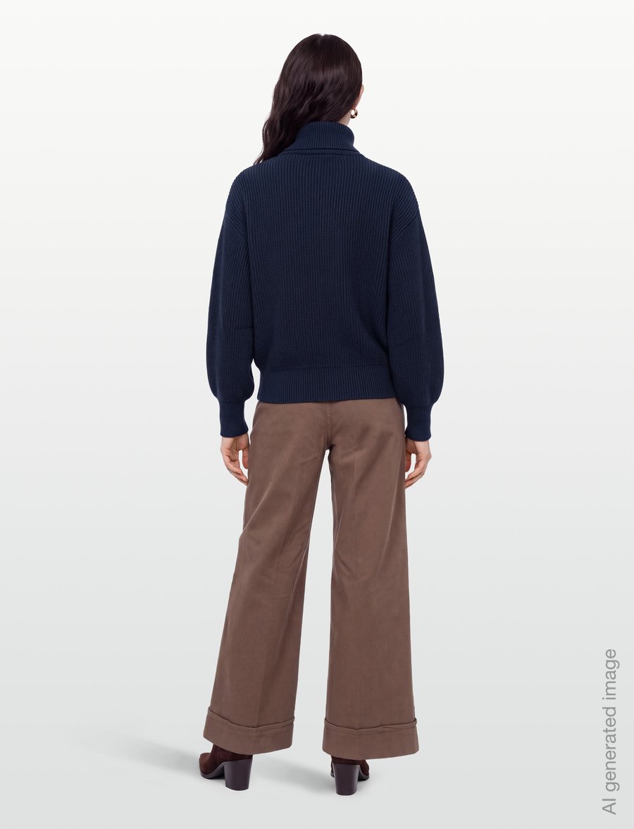 Minus - MSSigrid Knit Pullover - kampsunid - sky captain - 4