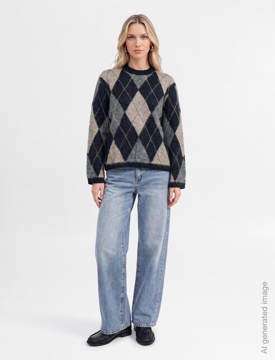 Minus - MSInara RWS Knit Pullover - swetry - sky captain - 0