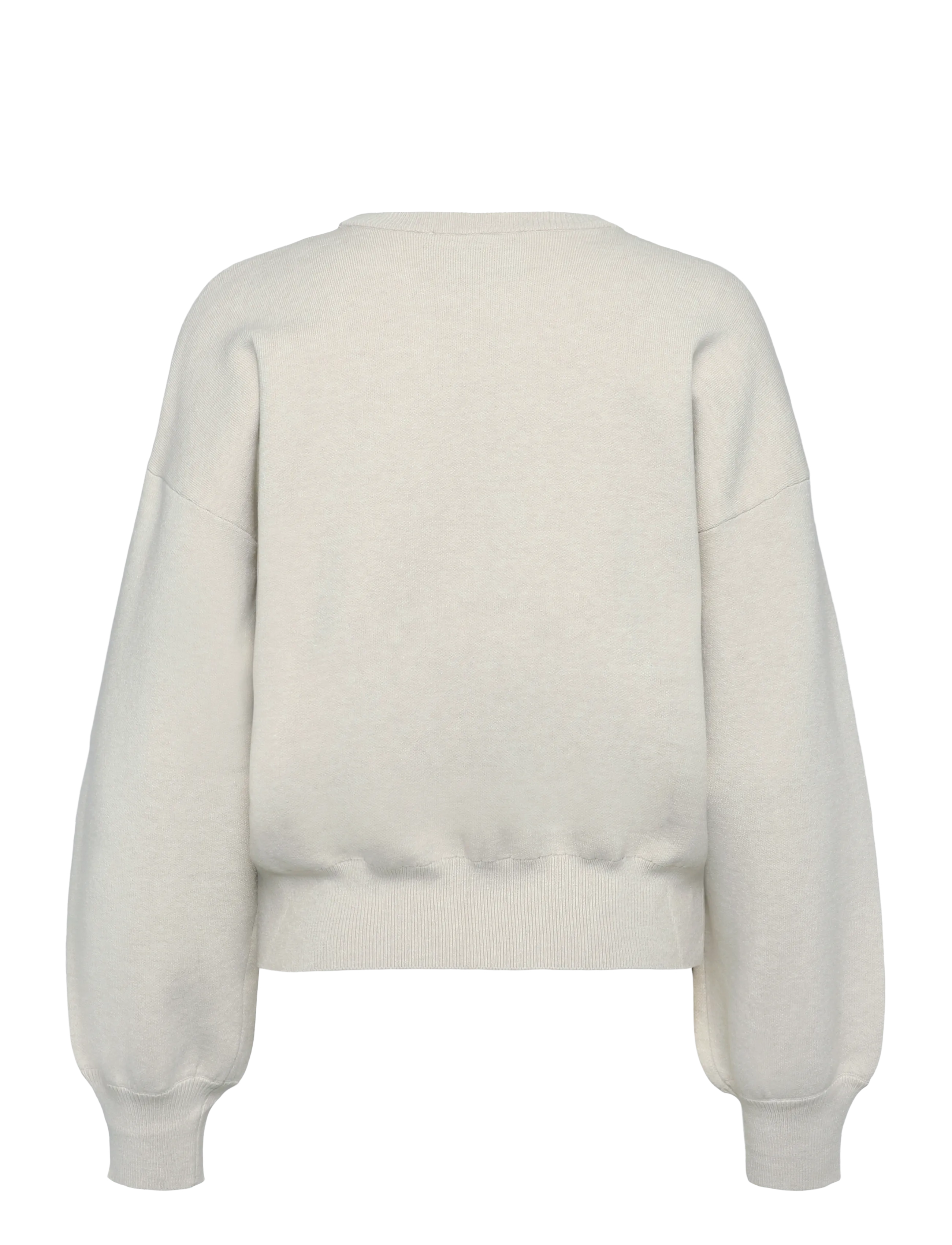 Minus - MSZelia Knit Pullover - autumn clothing - sand gray - 2