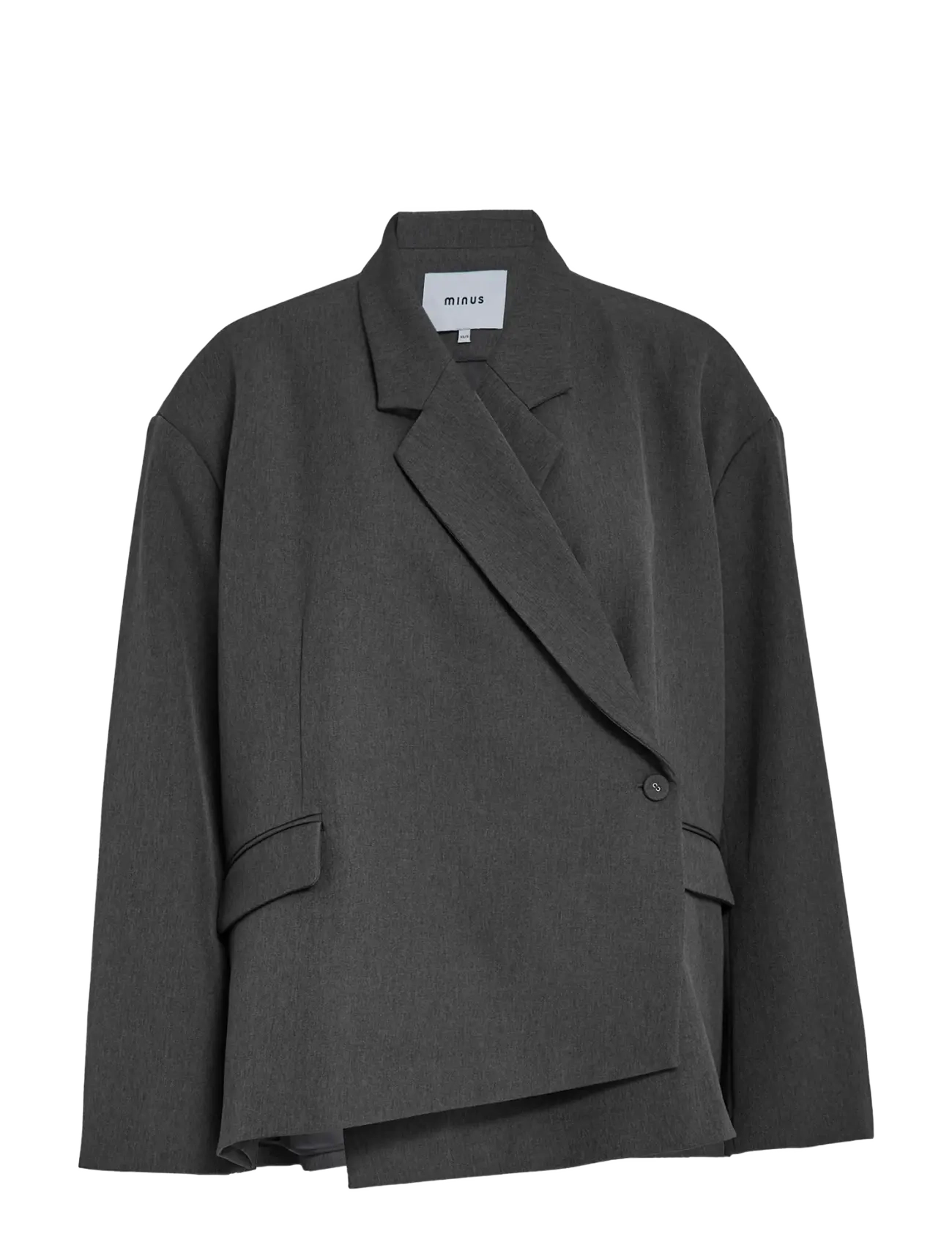 Minus MSVivianne Oversize Blazer - Besondere Anlässe - DARK GREY / grey