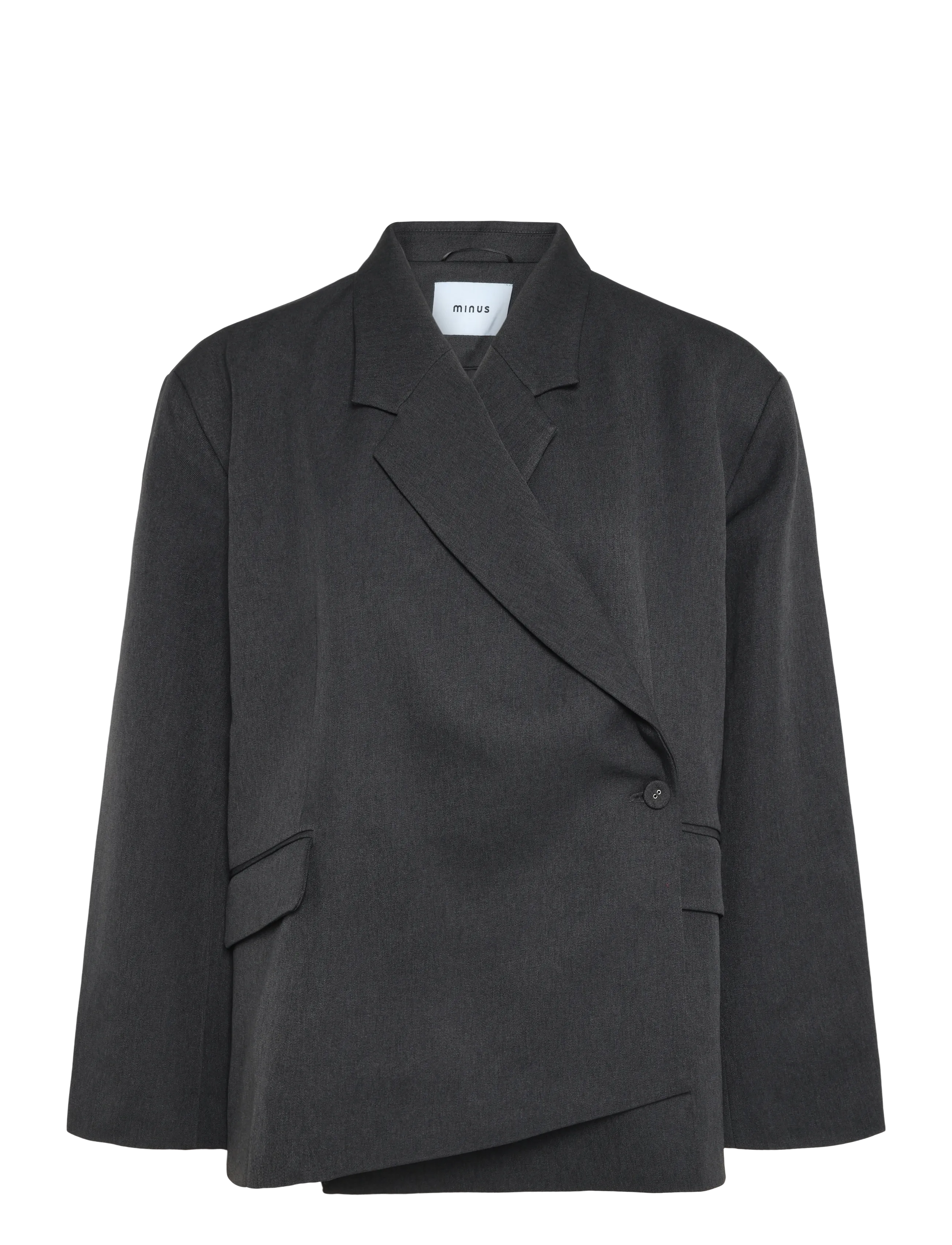 Minus MSVivianne Oversize Blazer - Oversize blazer - DARK GREY / grey