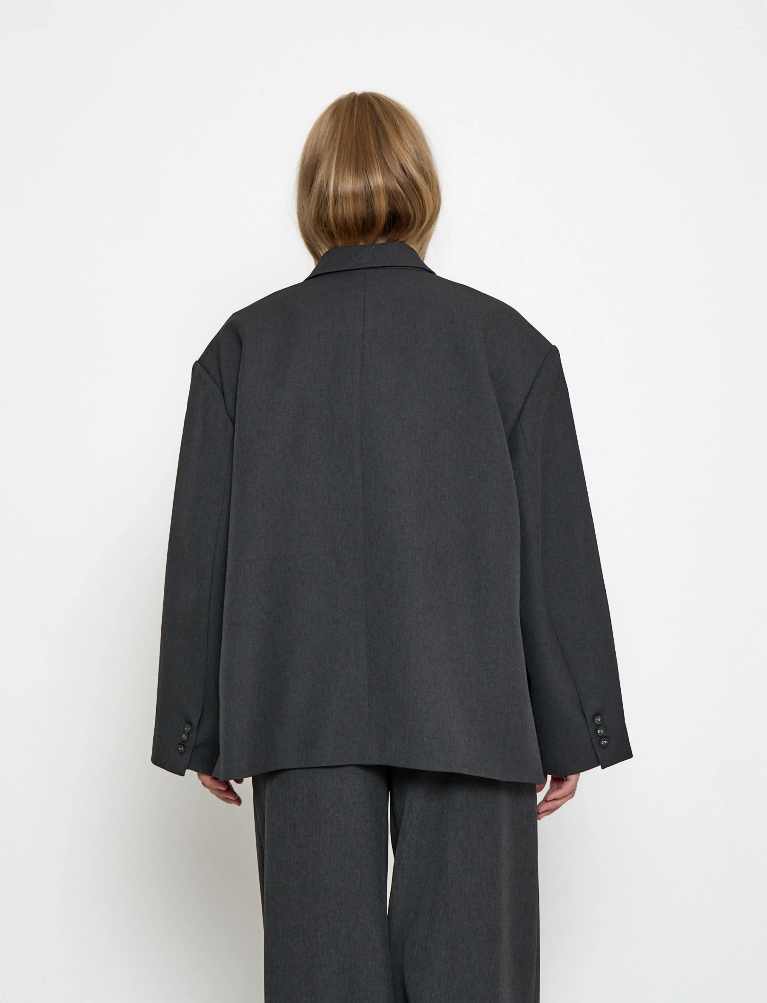 Minus Msvivianne Oversize Blazer, XL/XXL, Grau - Oversized Frauen