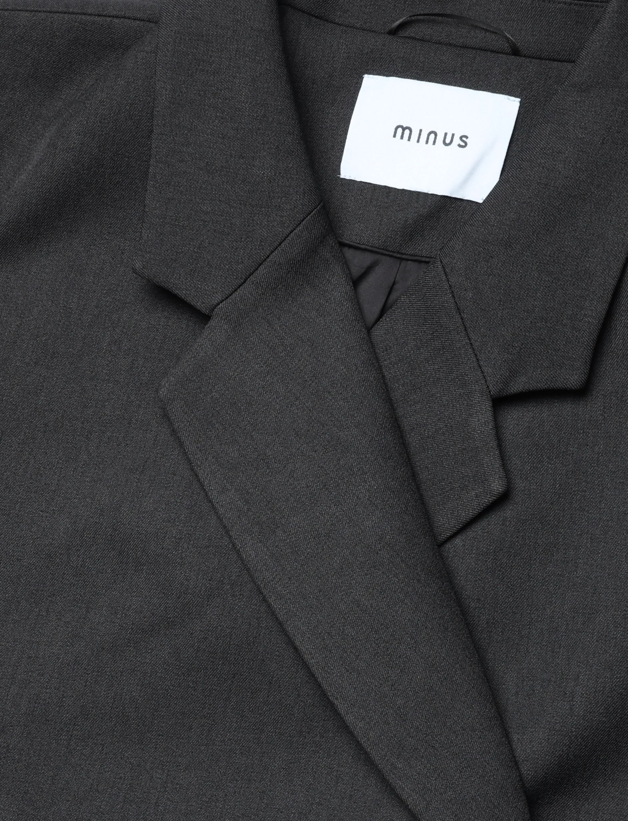 Minus - MSVivianne Oversize Blazer - einreihige blazer - dark grey - 5