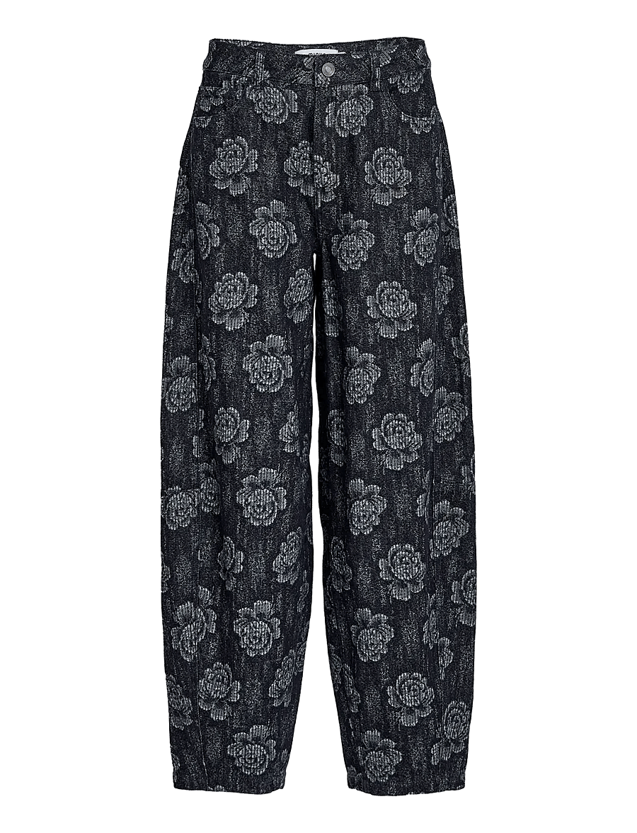Minus - MSHeather Mid Waist Pant - barrelbyxor - dark denim - 0