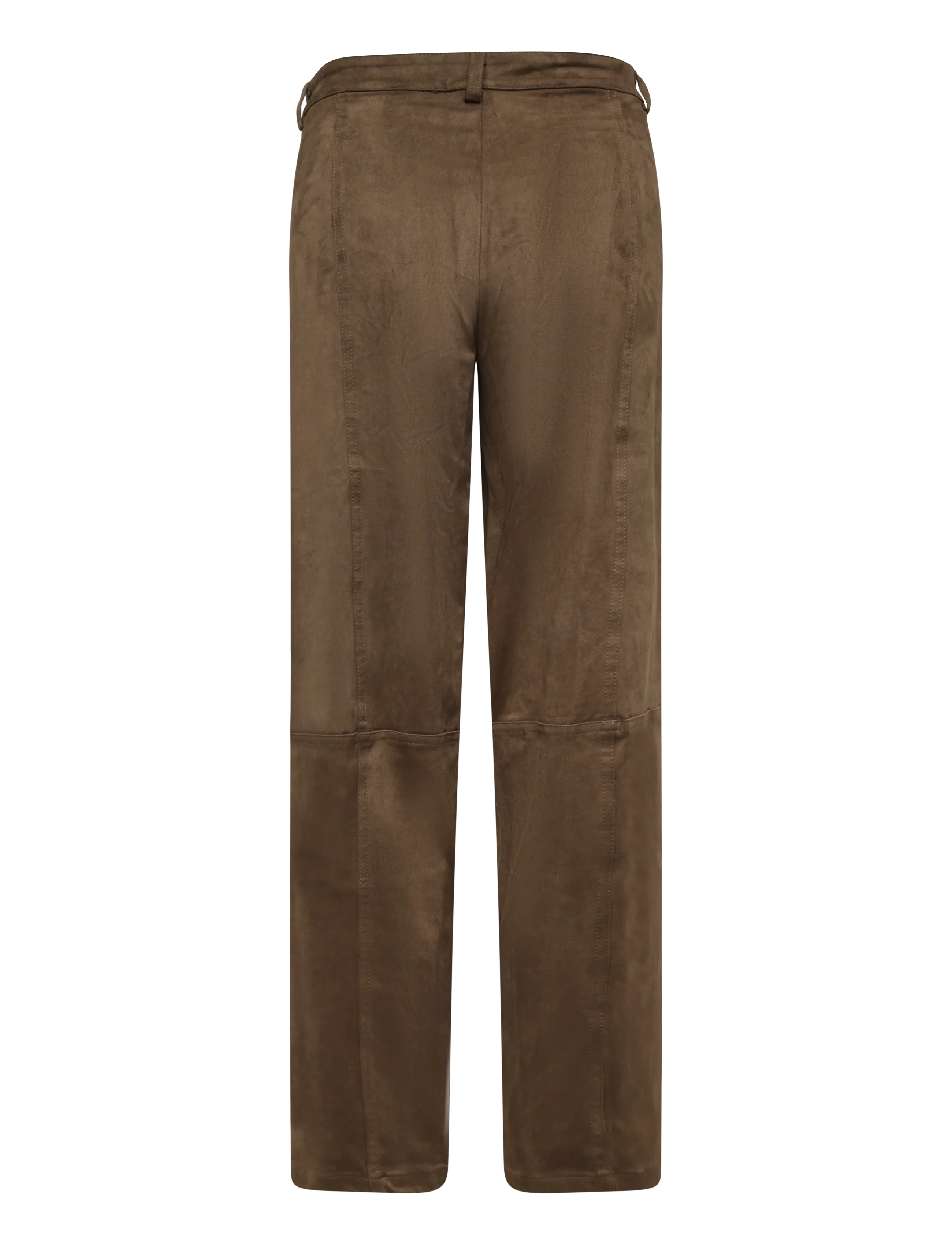 Minus - MSAlva Mid Waist Pant - festtøj til outletpriser - beech green - 2