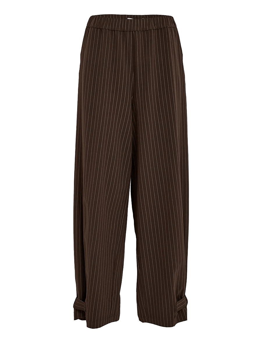 Minus - MSFilippa Mid Waist Pant - bukser med brede ben - tiramisu - 1