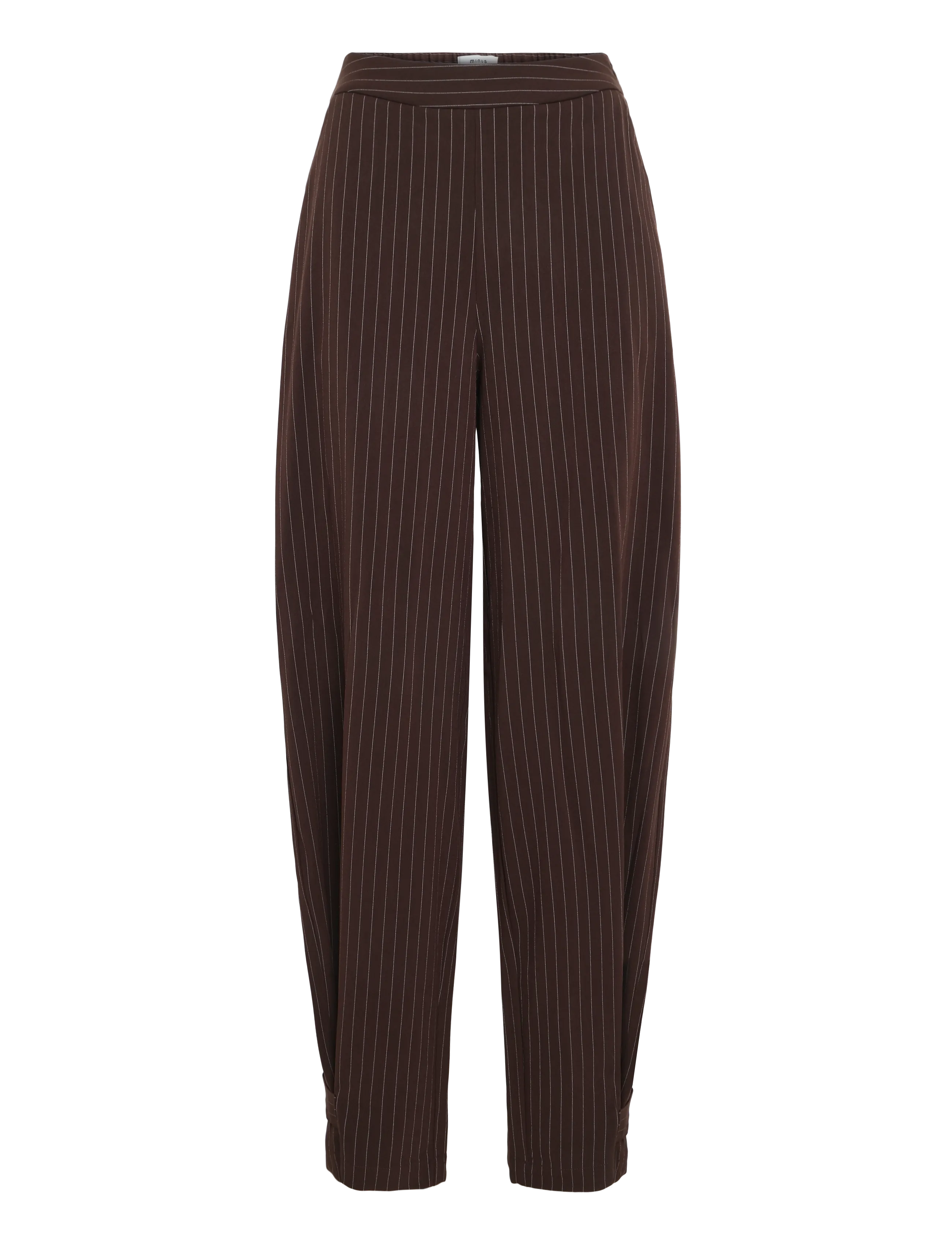 Minus - MSFilippa Mid Waist Pant - bukser med brede ben - tiramisu - 1
