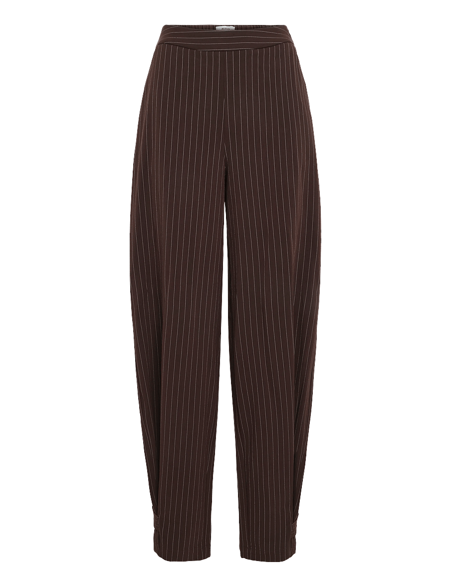 Minus - MSFilippa Mid Waist Pant - bukser med brede ben - tiramisu - 1
