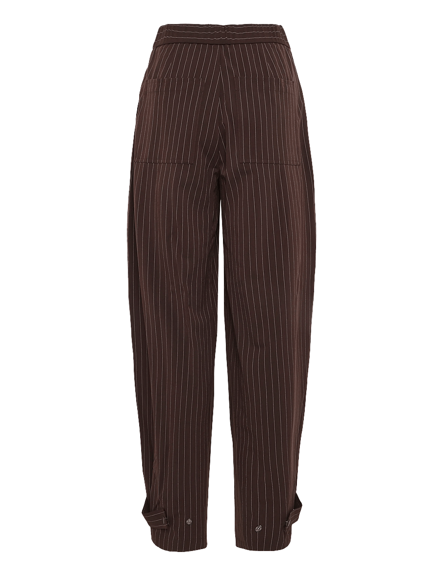 Minus - MSFilippa Mid Waist Pant - bukser med brede ben - tiramisu - 2