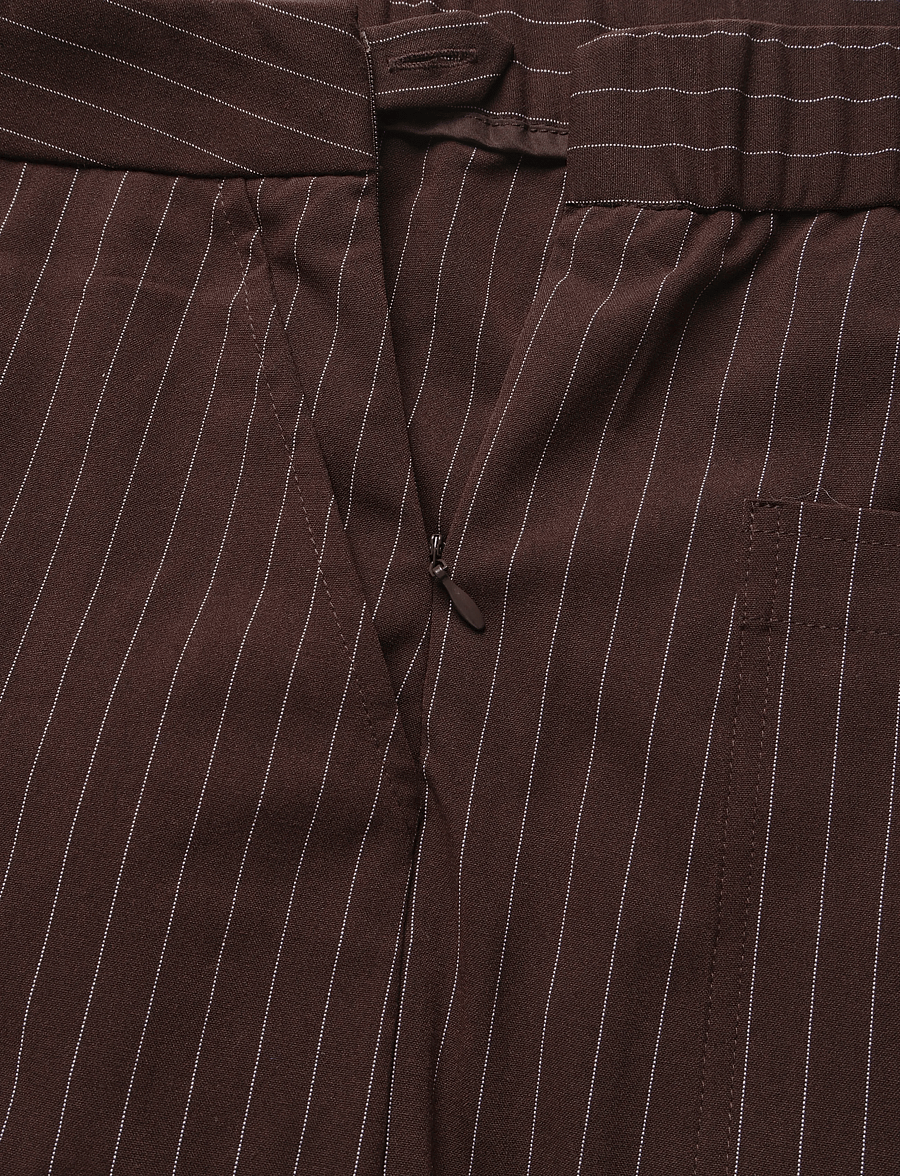 Minus - MSFilippa Mid Waist Pant - bukser med brede ben - tiramisu - 5