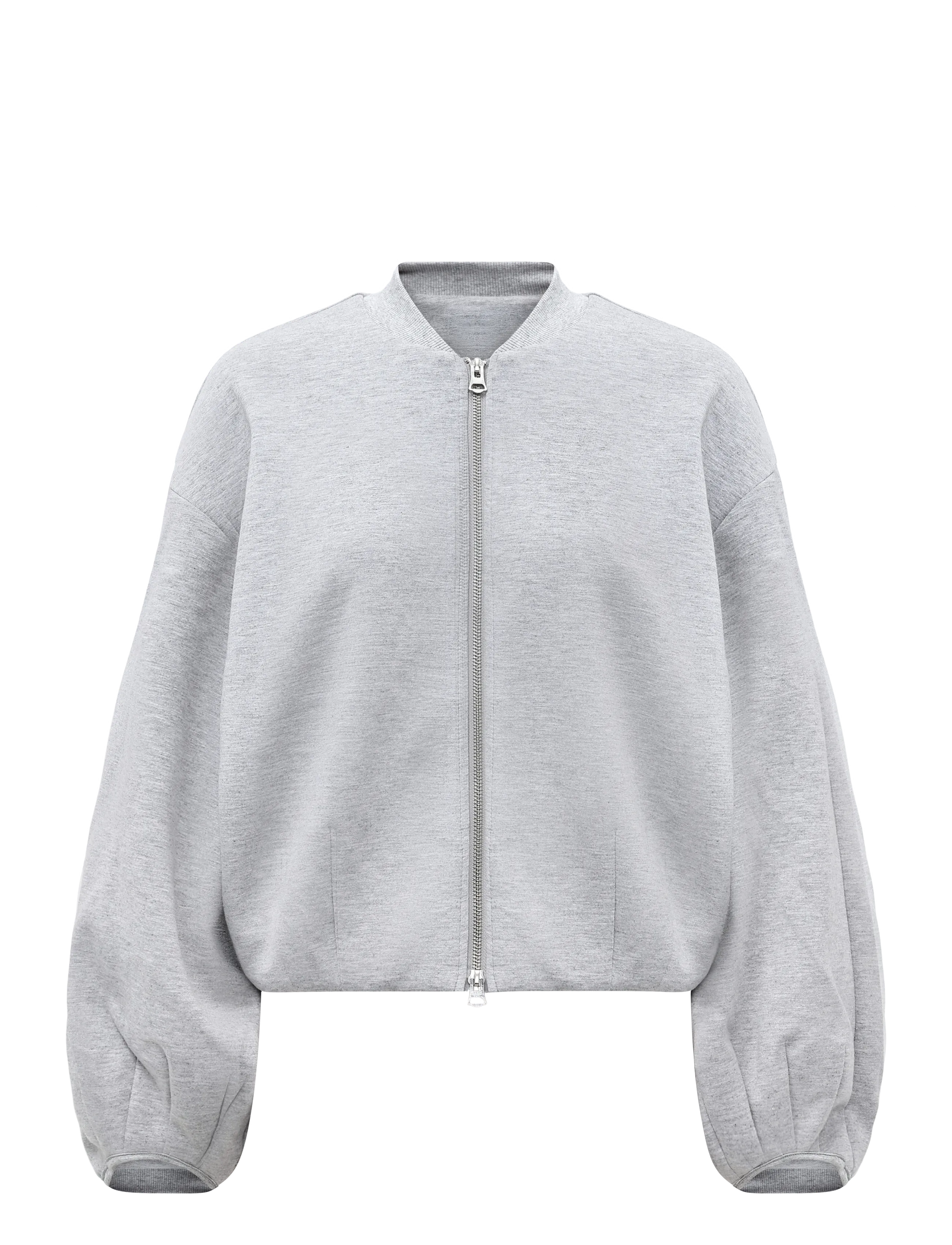 Minus MSMaddy GRS Short Jacket - Bomberjakid - FROST GRAY MELANGE / grey