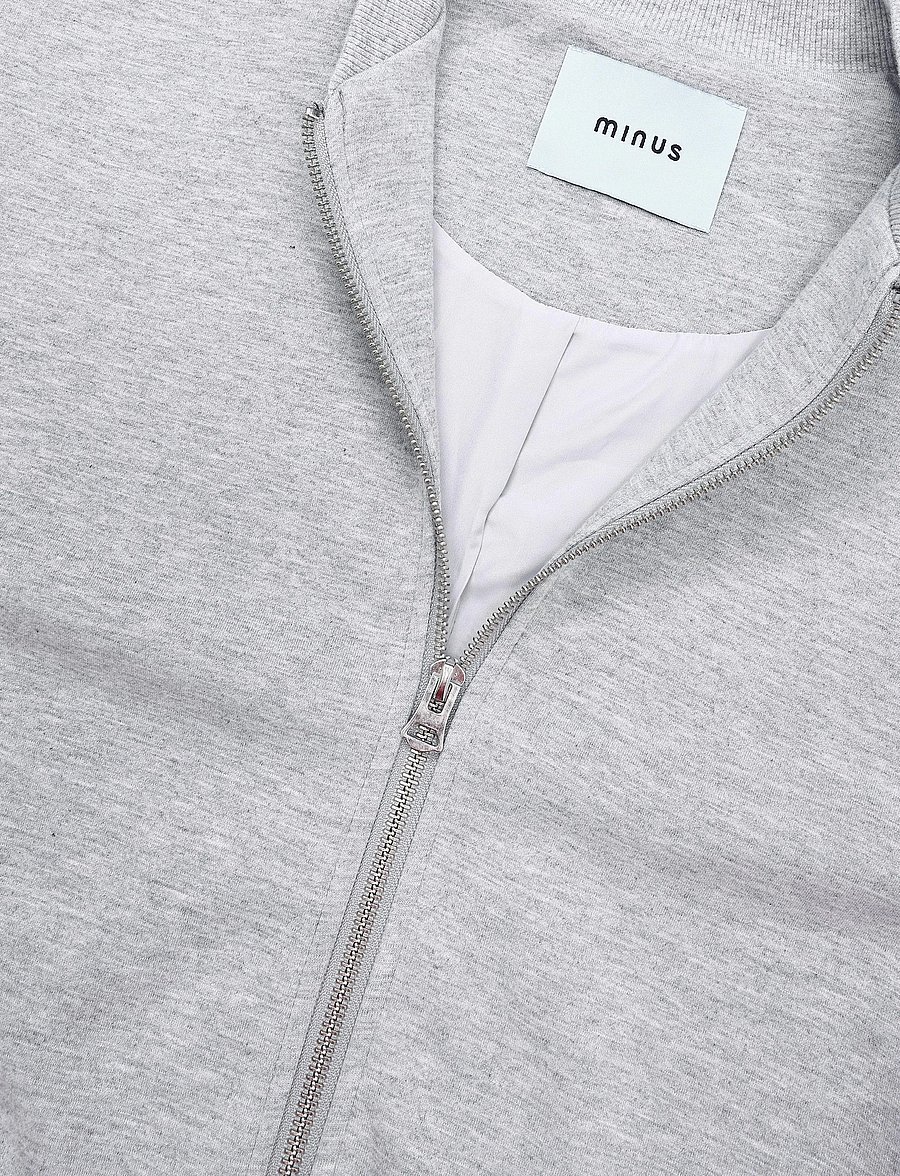 Minus - MSMaddy GRS Short Jacket - tunna jackor - frost gray melange - 2