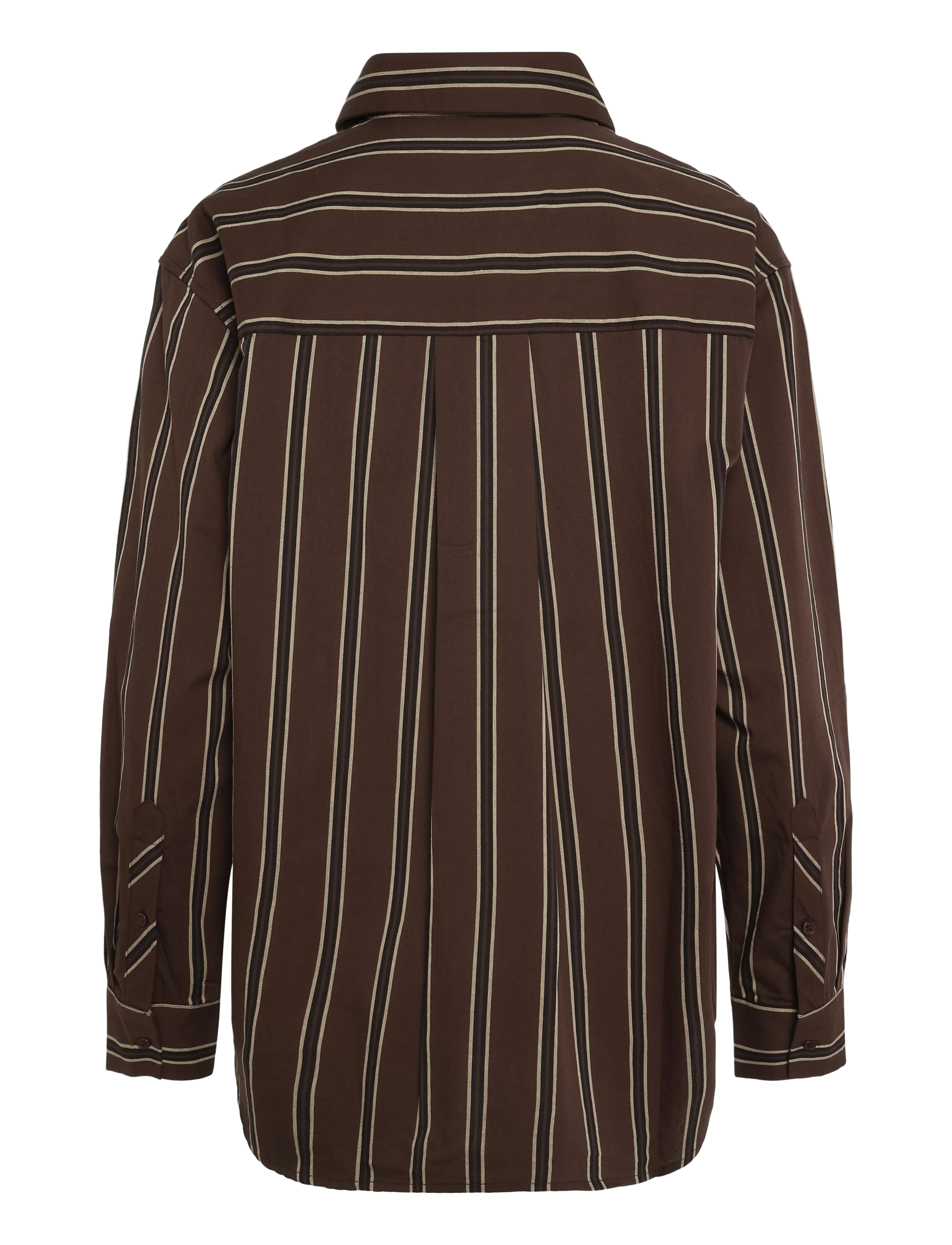 Minus - MSJanine Shirt - langärmlige hemden - tiramisu striped - 1